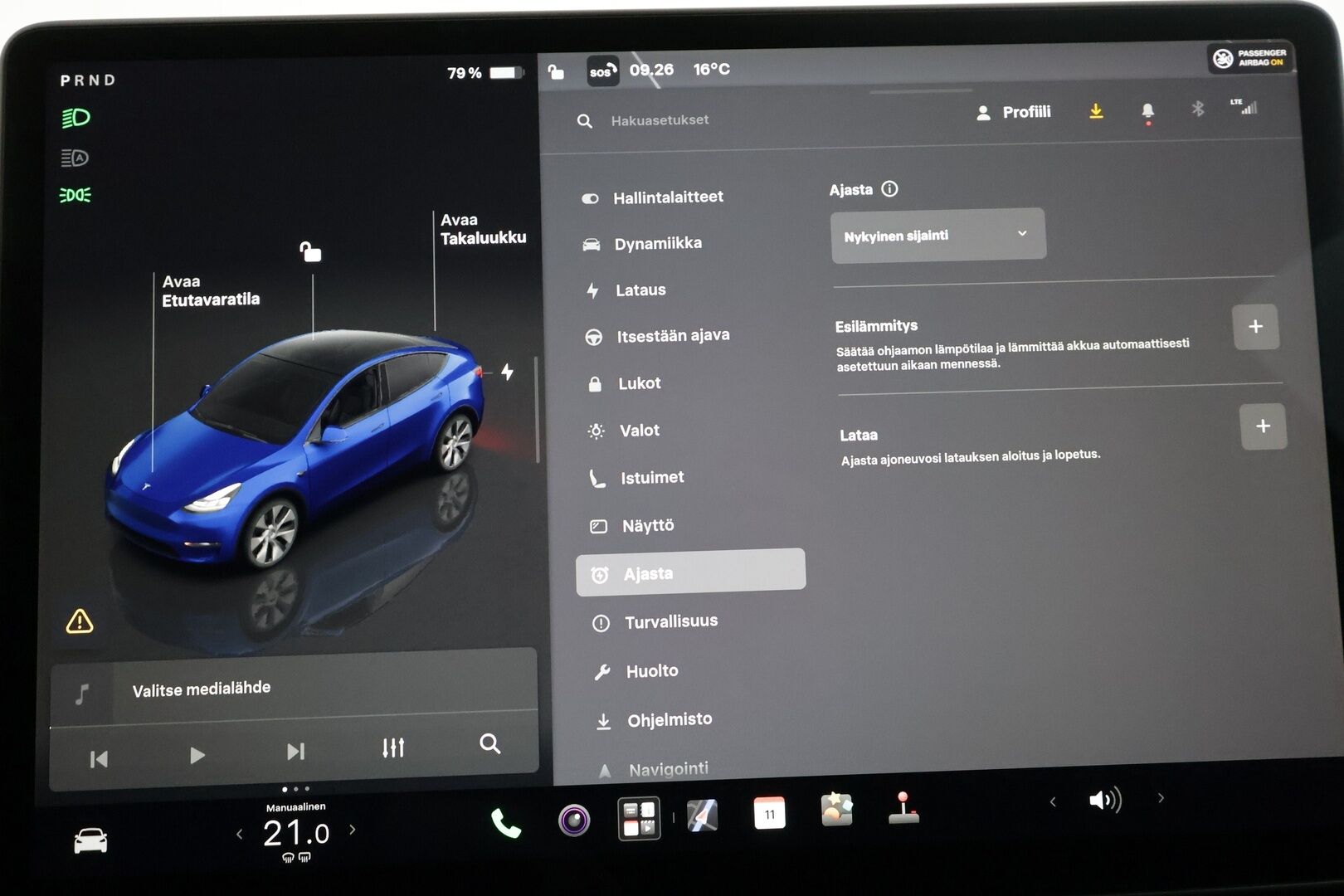 Tesla Model Y 2024 Long Range - | ACC | ILP | Matrix | Ryzen | Premium Audio | Lasikatto | Sähkönahat | Muistipenkki | Autosteer | P.kamera | Lämm. ratti | Keyless | 