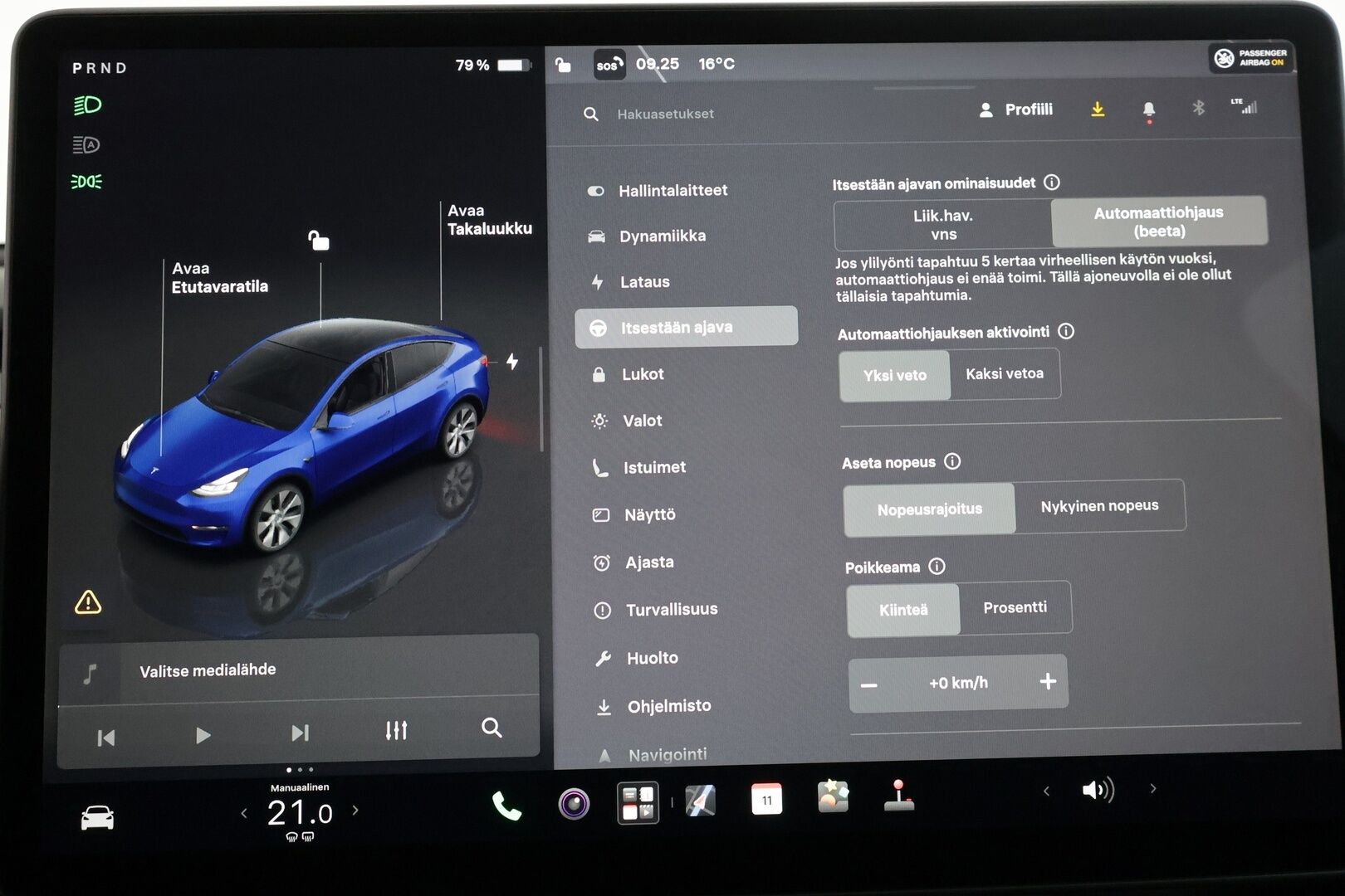 Tesla Model Y 2024 Long Range - | ACC | ILP | Matrix | Ryzen | Premium Audio | Lasikatto | Sähkönahat | Muistipenkki | Autosteer | P.kamera | Lämm. ratti | Keyless | 