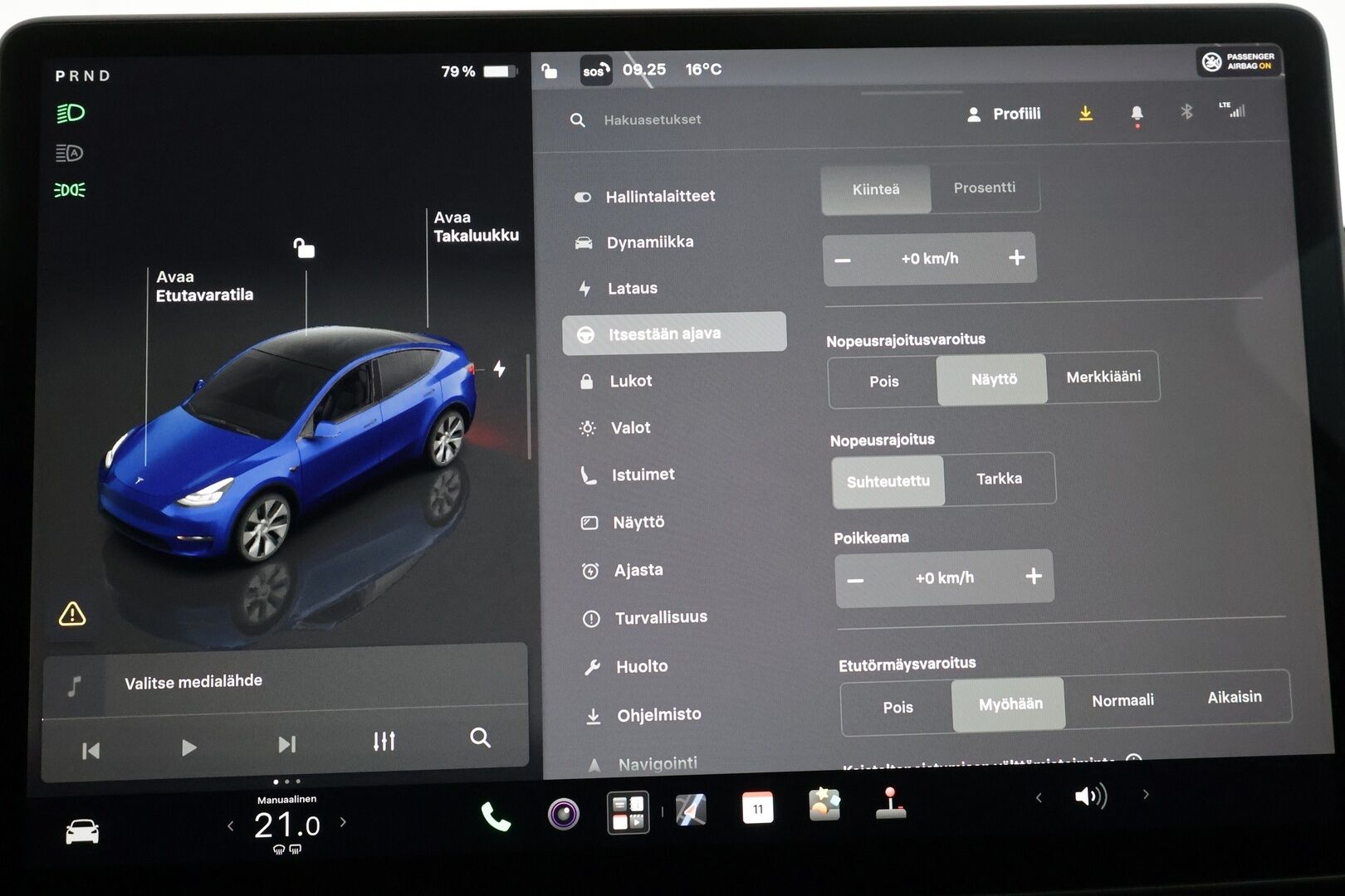 Tesla Model Y 2024 Long Range - | ACC | ILP | Matrix | Ryzen | Premium Audio | Lasikatto | Sähkönahat | Muistipenkki | Autosteer | P.kamera | Lämm. ratti | Keyless | 