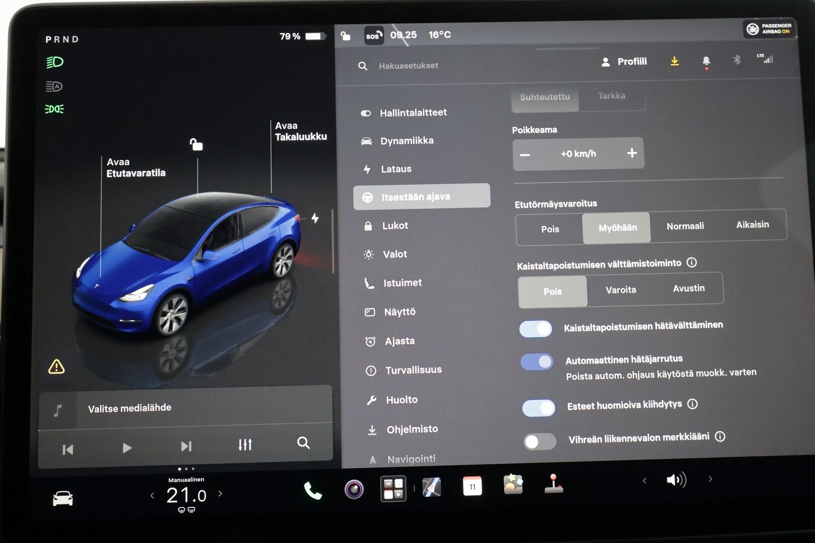 Tesla Model Y 2024 Long Range - | ACC | ILP | Matrix | Ryzen | Premium Audio | Lasikatto | Sähkönahat | Muistipenkki | Autosteer | P.kamera | Lämm. ratti | Keyless | 