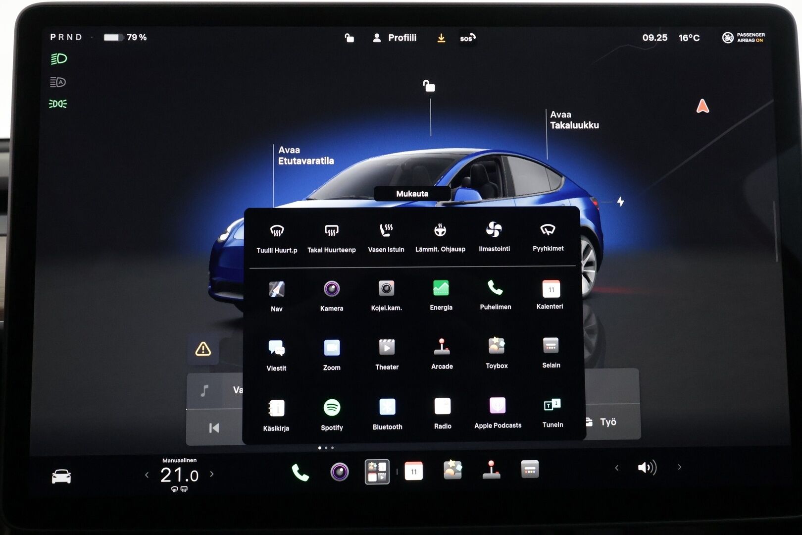 Tesla Model Y 2024 Long Range - | ACC | ILP | Matrix | Ryzen | Premium Audio | Lasikatto | Sähkönahat | Muistipenkki | Autosteer | P.kamera | Lämm. ratti | Keyless | 