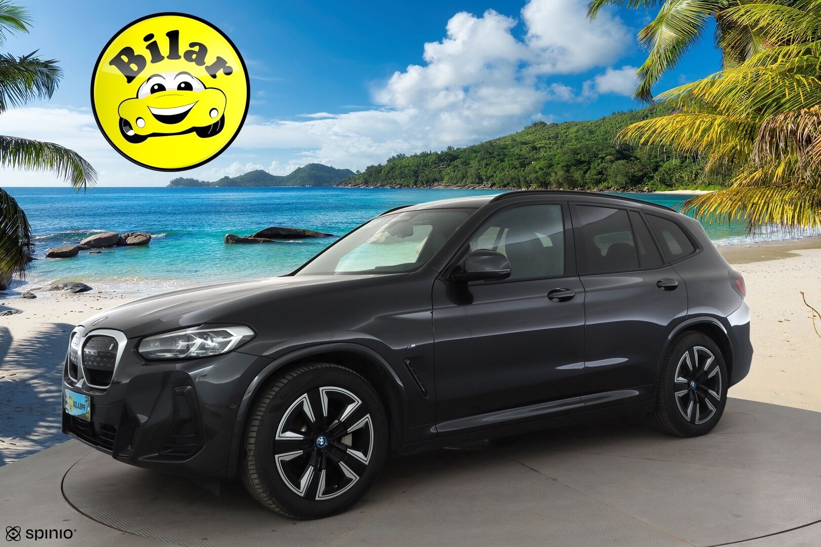 BMW IX3 2022 G08 M Sport Charged - | ACC | ILP | Koukku | Adapt. LED | Sporttinahat sähköllä | Muistipenkki | Panorama | P.kamera | Lane Assist | Navi | Lämm. ratti | 2x renkaat aluin | - KORKO VAIN 3,99 %