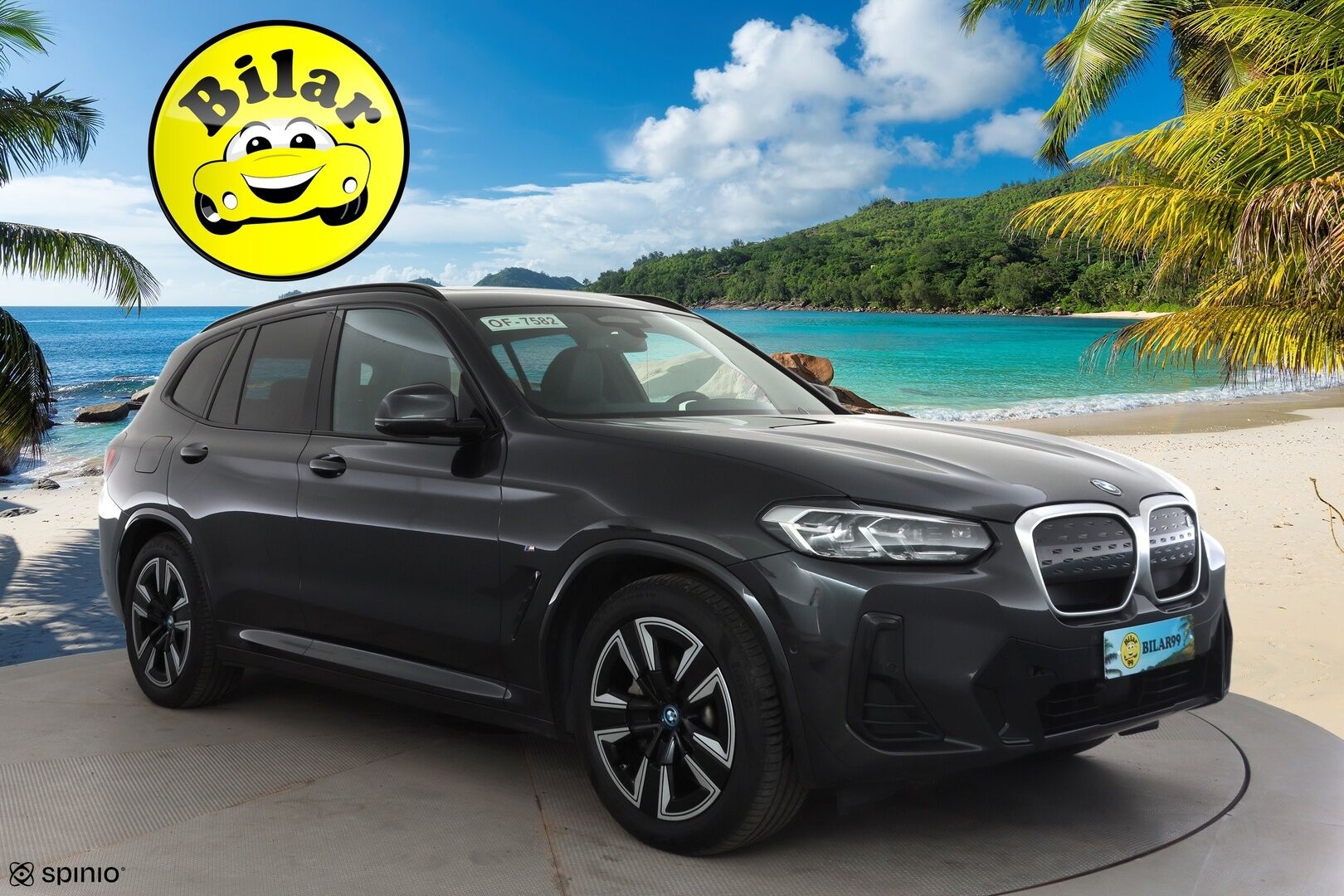 BMW IX3 2022 G08 M Sport Charged - | ACC | ILP | Koukku | Adapt. LED | Sporttinahat sähköllä | Muistipenkki | Panorama | P.kamera | Lane Assist | Navi | Lämm. ratti | 2x renkaat aluin | - KORKO VAIN 3,99 %