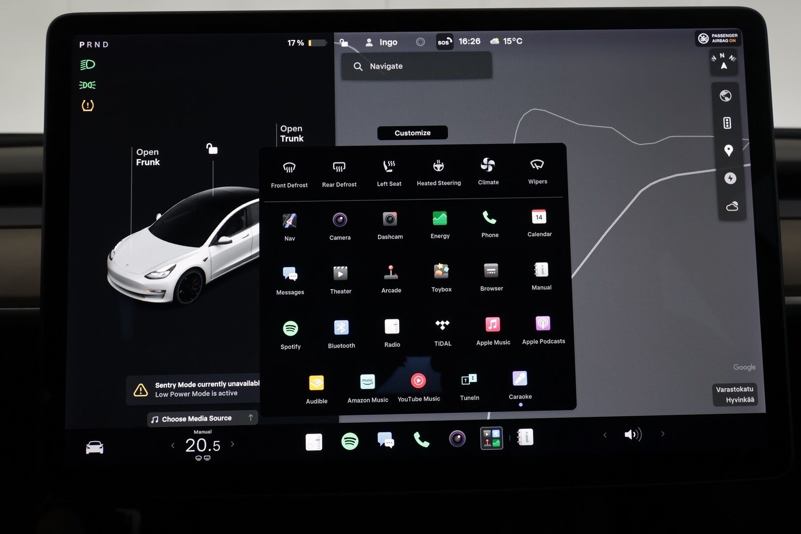 Tesla Model 3 2021 Performance - | ACC | ILP | Matrix | Track Mode | Lasikatto | Premium Audio | P.kamera ja tutkat | Sähkönahat | Muistipenkki | Autosteer | 2x renkaat aluin | 