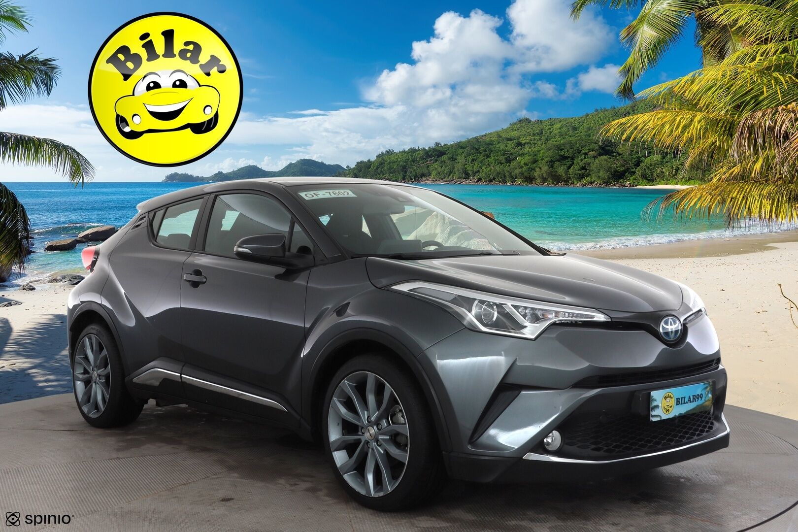TOYOTA C-HR 2019 1.8 Hybrid - | ACC | LED | P.Kamera | Navi | Kaistavahti | Katveavustin | Keyless | Kahdet renkaat |