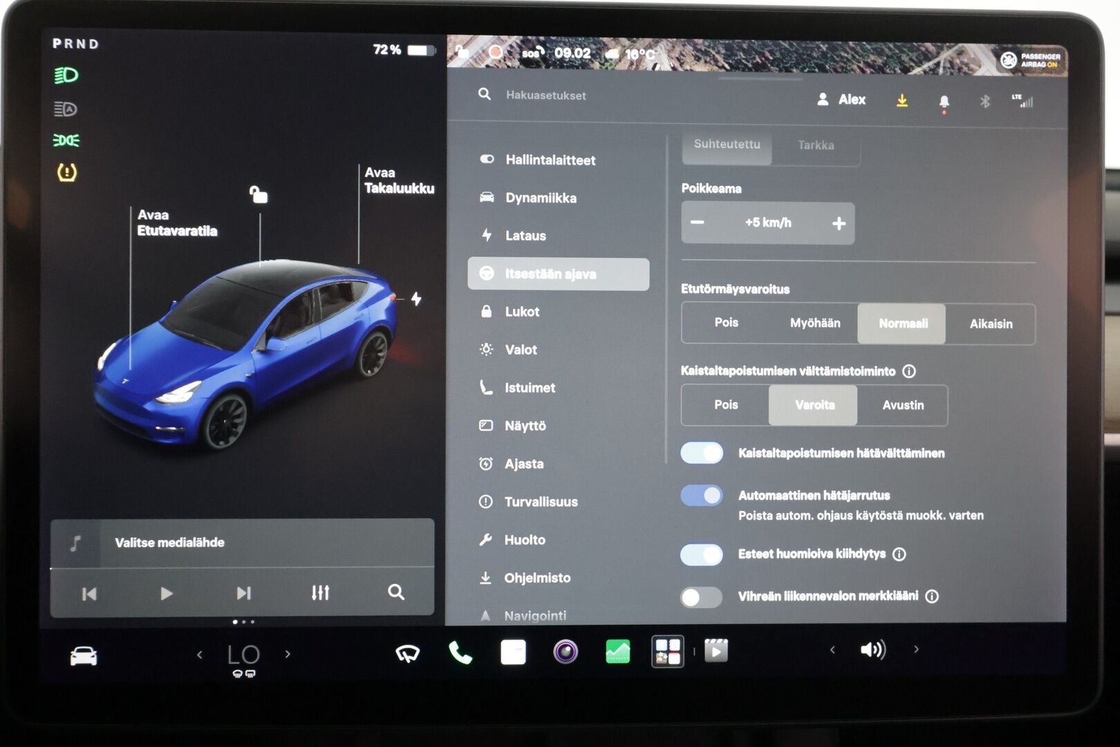 Tesla Model Y 2021 Long Range - | ILP | Lasikatto | ACC | Matrix-LED | P.Kamera | Muistipenkki | Premium Audio | Navi | Kaistavahti | Keyless | 2x Latauskaapelit | Kahdet renkaat |  