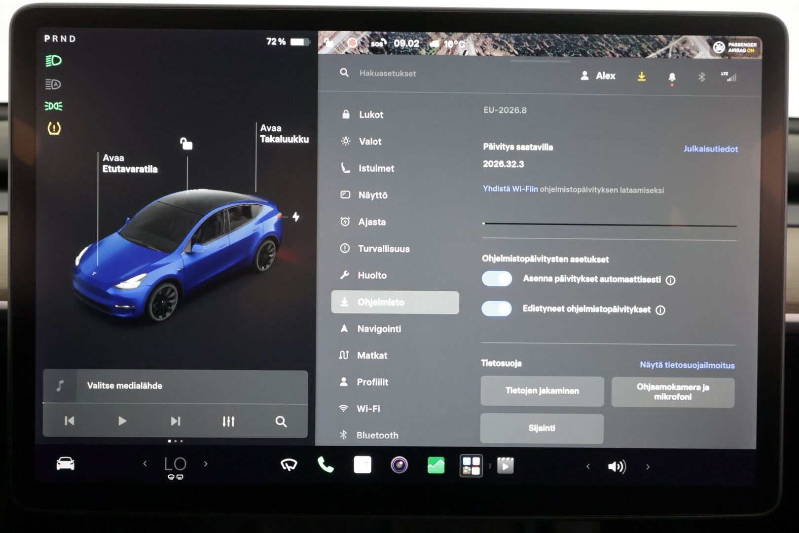 Tesla Model Y 2021 Long Range - | ILP | Lasikatto | ACC | Matrix-LED | P.Kamera | Muistipenkki | Premium Audio | Navi | Kaistavahti | Keyless | 2x Latauskaapelit | Kahdet renkaat |  