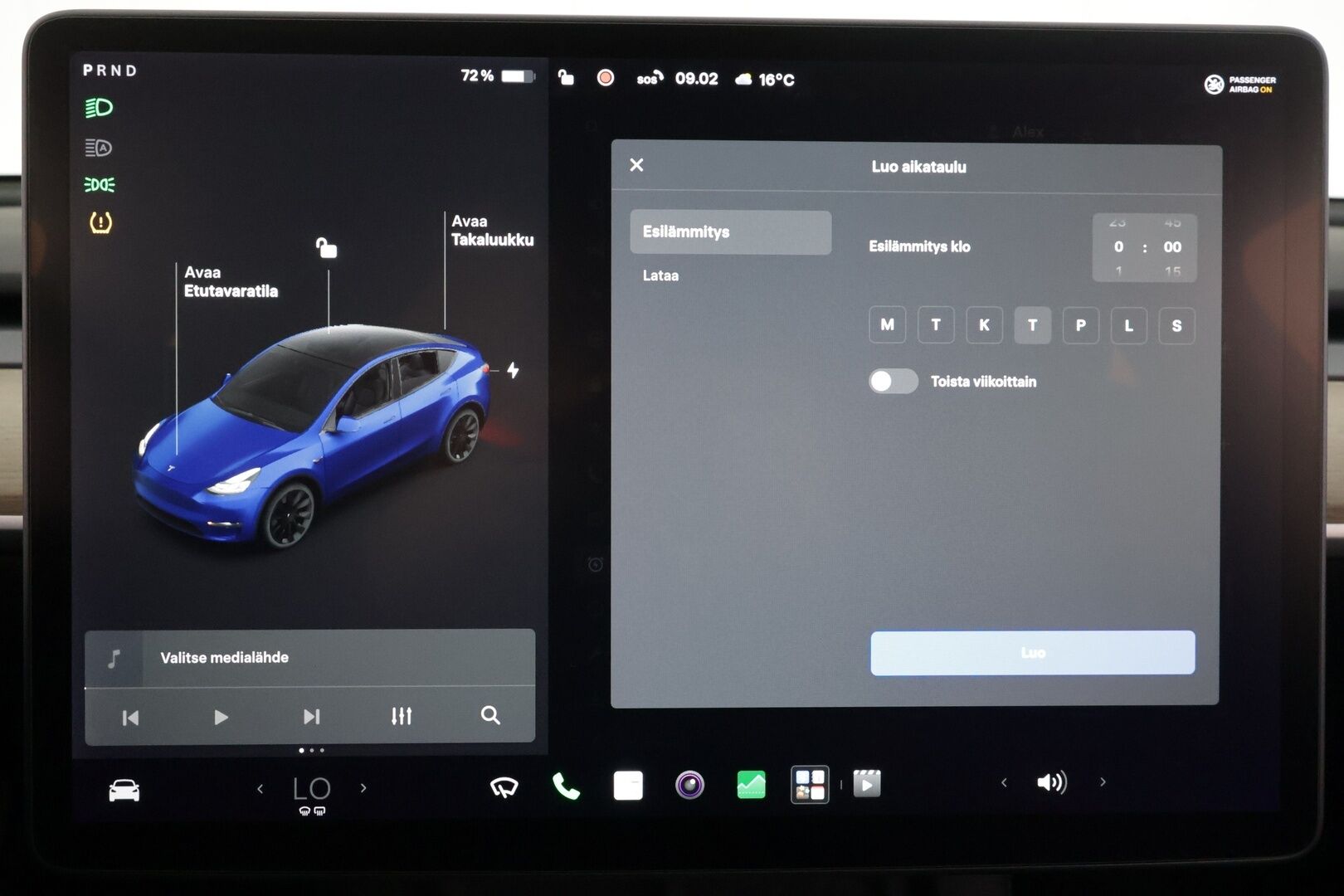 Tesla Model Y 2021 Long Range - | ILP | Lasikatto | ACC | Matrix-LED | P.Kamera | Muistipenkki | Premium Audio | Navi | Kaistavahti | Keyless | 2x Latauskaapelit | Kahdet renkaat |  