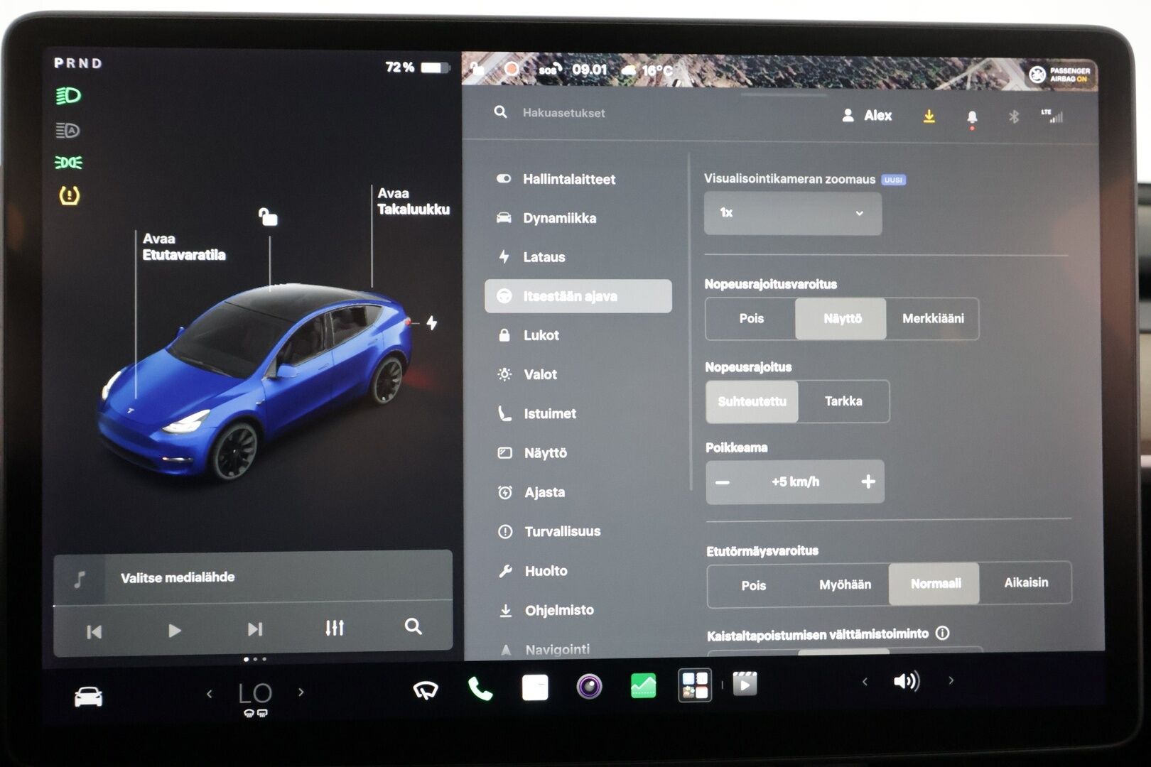 Tesla Model Y 2021 Long Range - | ILP | Lasikatto | ACC | Matrix-LED | P.Kamera | Muistipenkki | Premium Audio | Navi | Kaistavahti | Keyless | 2x Latauskaapelit | Kahdet renkaat |  