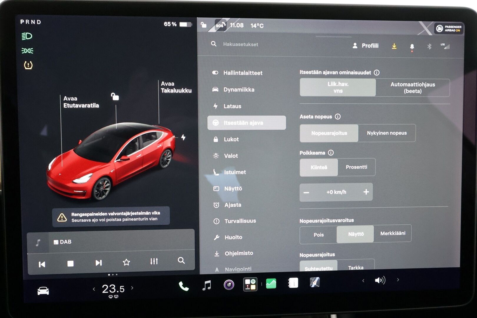 TESLA MODEL 3 2020 Performance - | ACC | LED | P.Kamera | Lasikatto | Muistipenkki | Premium Audio | Navi | Kaistavahti | Keyless | 