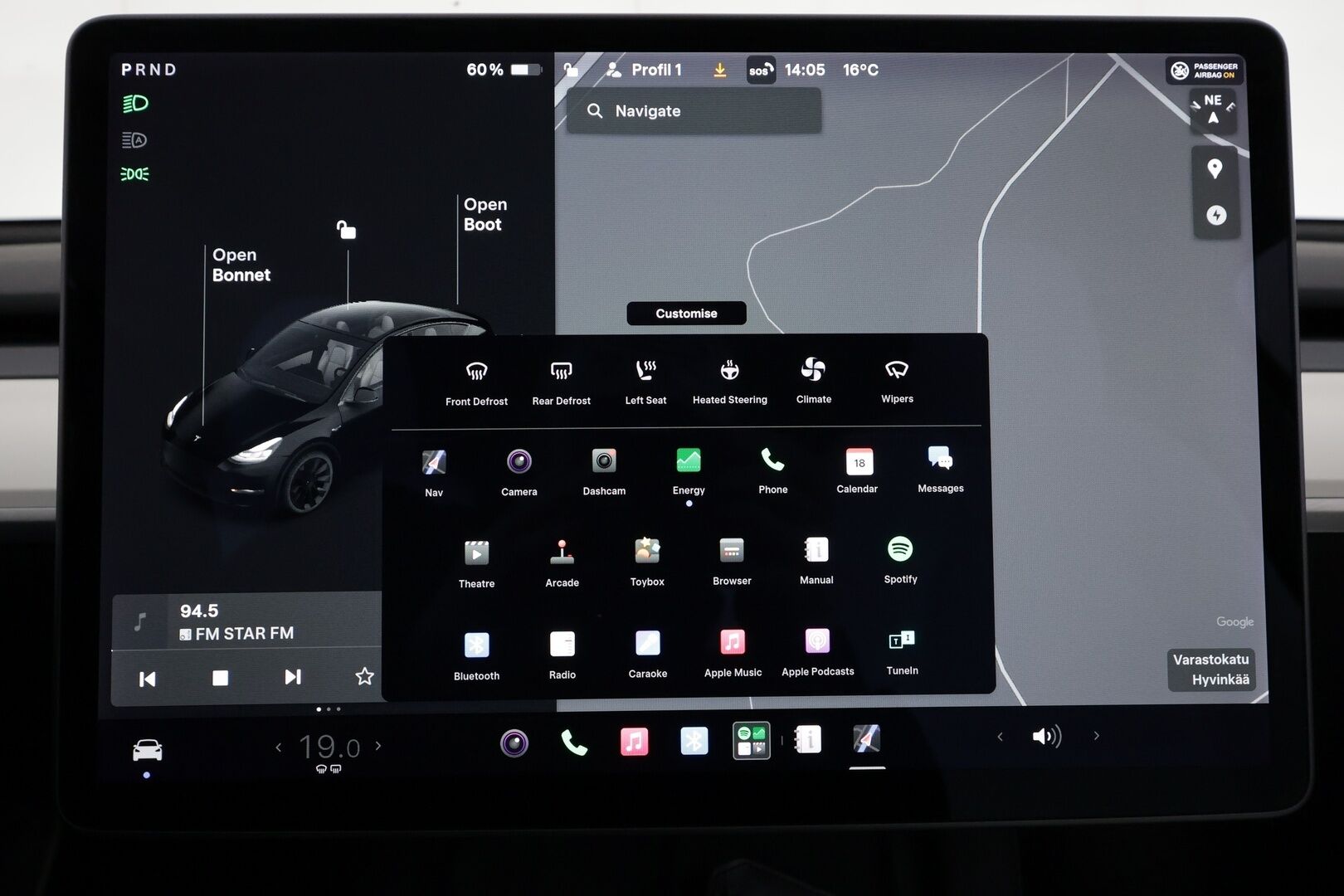 TESLA MODEL Y 2021 Long Range - | ILP | Koukku | Lasikatto | ACC | Matrix-LED | P.Kamera | Muistipenkki | Premium Audio | Navi | Kaistavahti | Keyless | 2x Latauskaapelit | Kahdet renkaat |