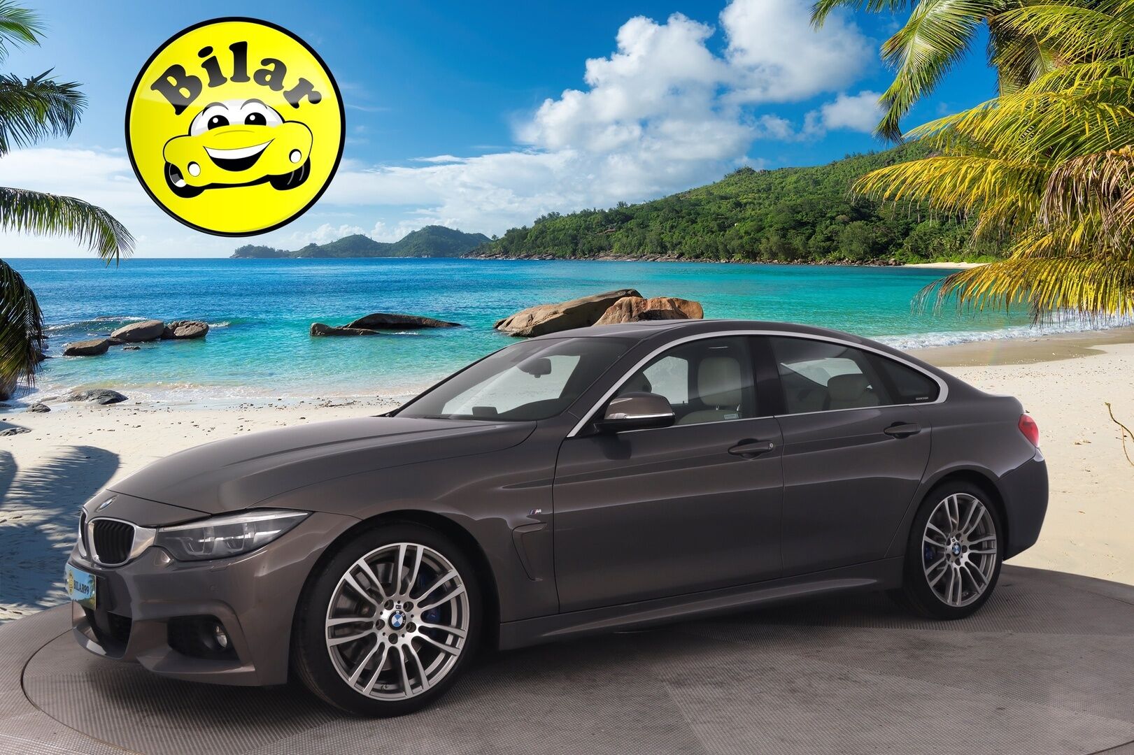 BMW 430 2018 Gran Coupe 430i Business M Sport LCI - CQM Individual | ACC | Koukku | H/K | HUD | P.tutkat | Sporttinahat | Lasikattoluukku | LED | Connected Drive | Merkkihuollettu | Kahdet Renkaat |