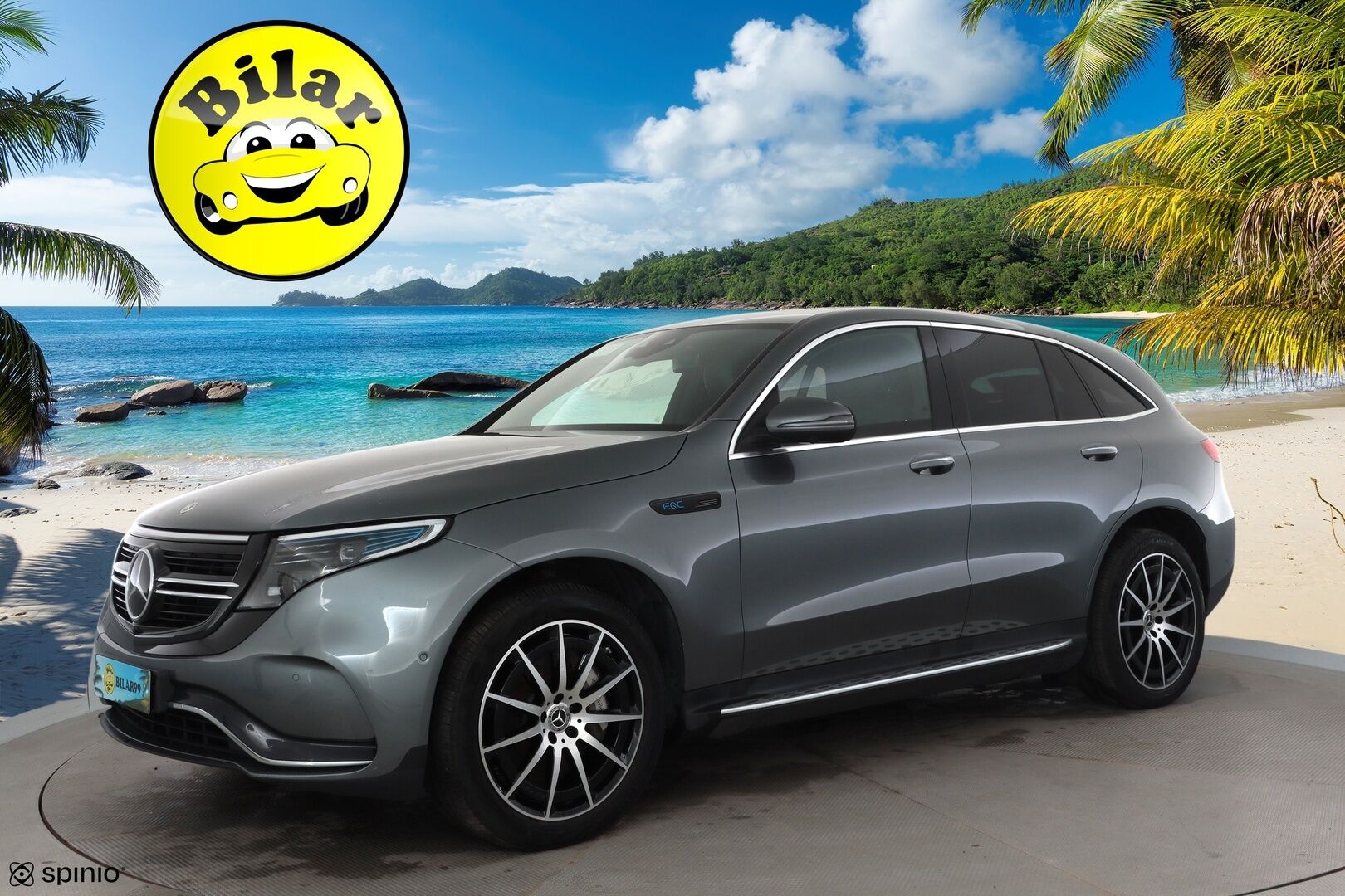 MERCEDES-BENZ EQC 2022 400 4MATIC Business AMG - | Distronic+ | Koukku | Lisälämmitin | Lasikattoluukku | Widescreen | HUD | LED | 360-Kamera | Muistipenkit | Koti&Kauppalaturi |