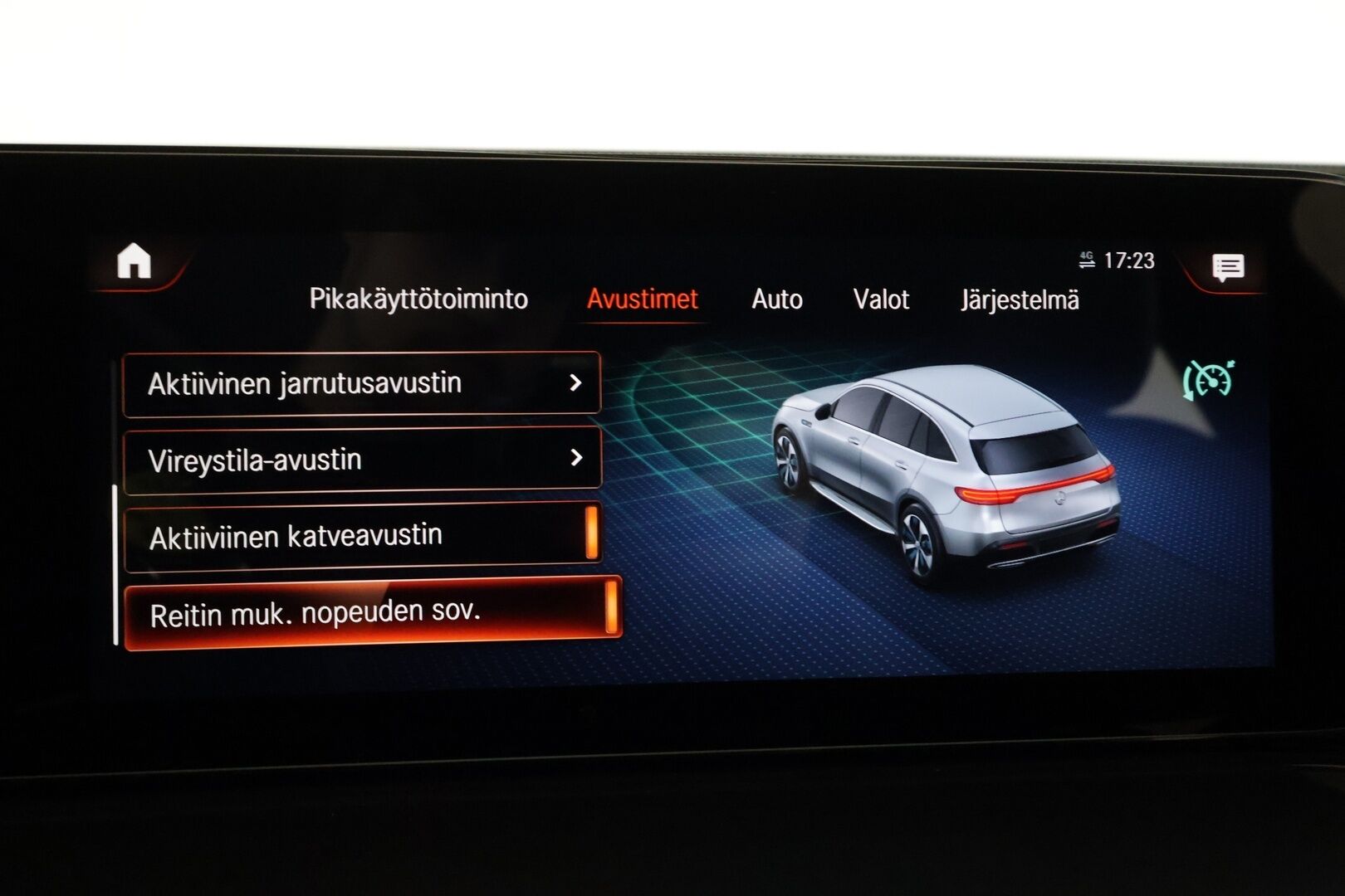 MERCEDES-BENZ EQC 2022 400 4MATIC Business AMG - | Distronic+ | Koukku | Lisälämmitin | Lasikattoluukku | Widescreen | HUD | LED | 360-Kamera | Muistipenkit | Koti&Kauppalaturi |