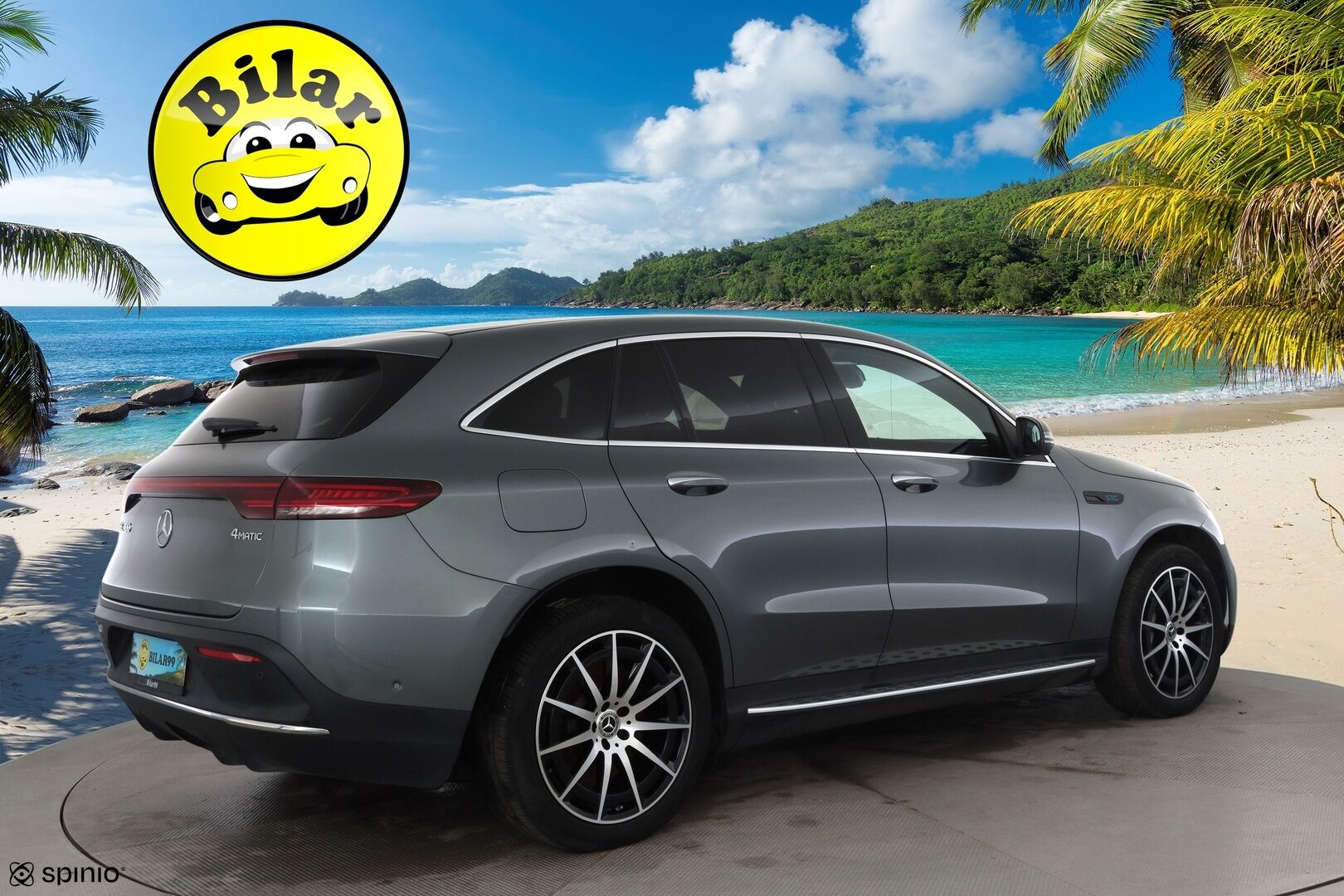 MERCEDES-BENZ EQC 2022 400 4MATIC Business AMG - | Distronic+ | Koukku | Lisälämmitin | Lasikattoluukku | Widescreen | HUD | LED | 360-Kamera | Muistipenkit | Koti&Kauppalaturi |