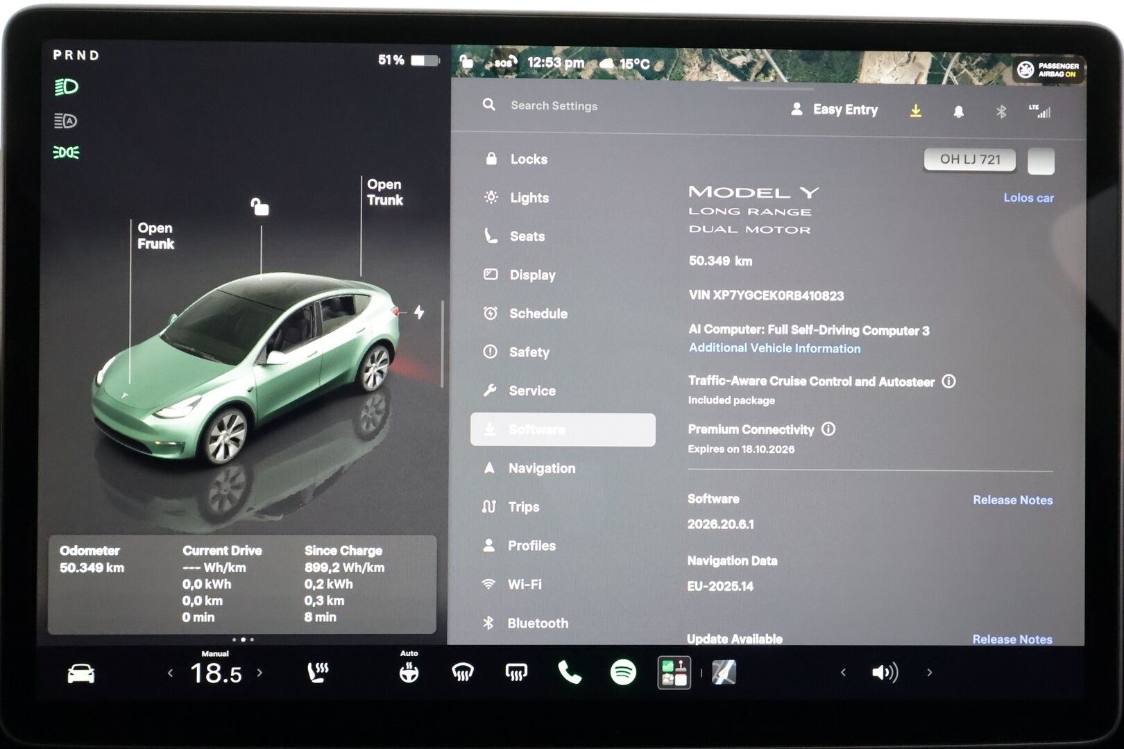 Tesla Model Y 2024 Long Range - | ILP | ACC | Lasikatto | Matrix-LED | P.Kamera | Muistipenkki | Premium Audio | Navi | Kaistavahti | Keyless | 2x Latauskaapelit | Kahdet renkaat |