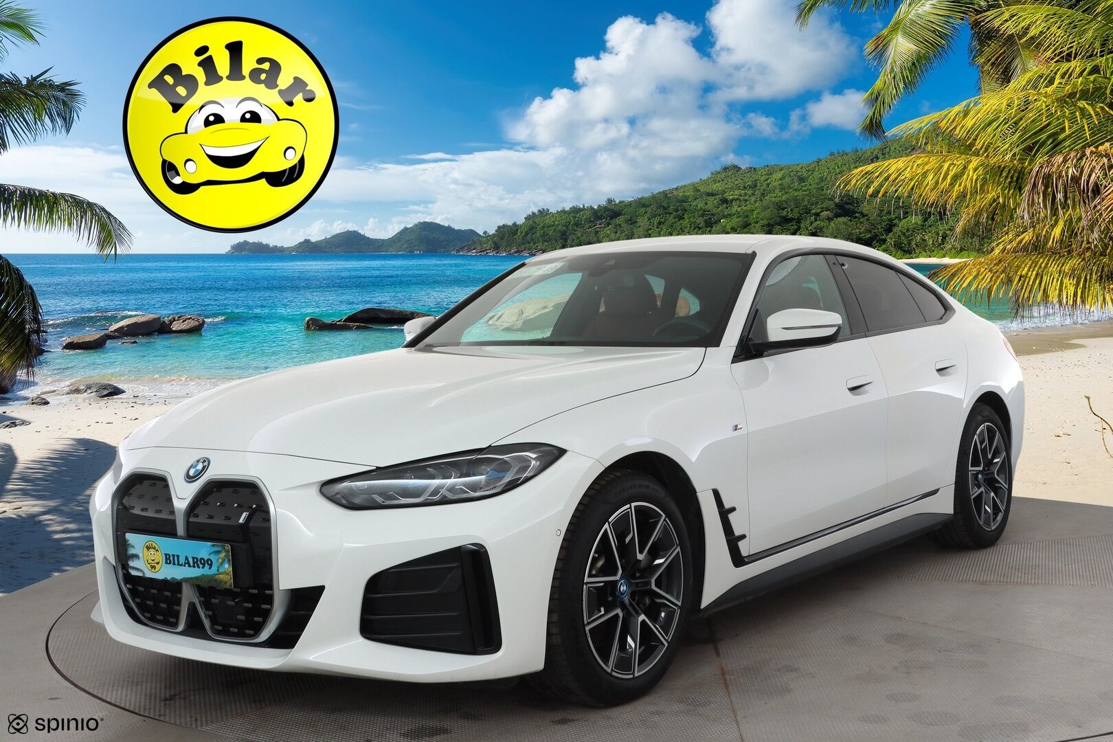 BMW I4 2023 eDrive40 M-Sport - | ACC | Lisälämmitin | HUD | Laser Light | Muistipenkki | Widescreen | Hifit | P.Kamera | Merkkihuollettu |