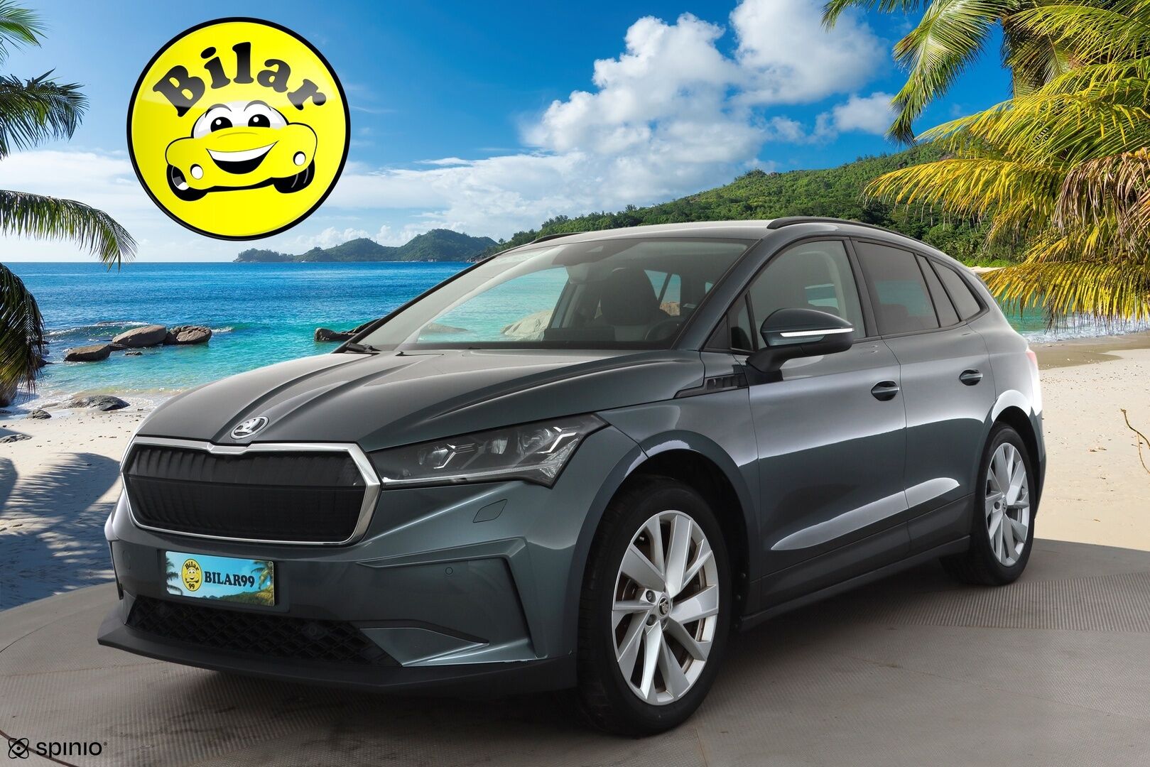 Skoda Enyaq 2021 60 Launch Edition iV - | ACC | ILP | Koukku | Matrix-LED | P.Kamera | Ratinlämmitys | Muistipenkki | Merkkihuollettu | Koti&Kauppalaturi |