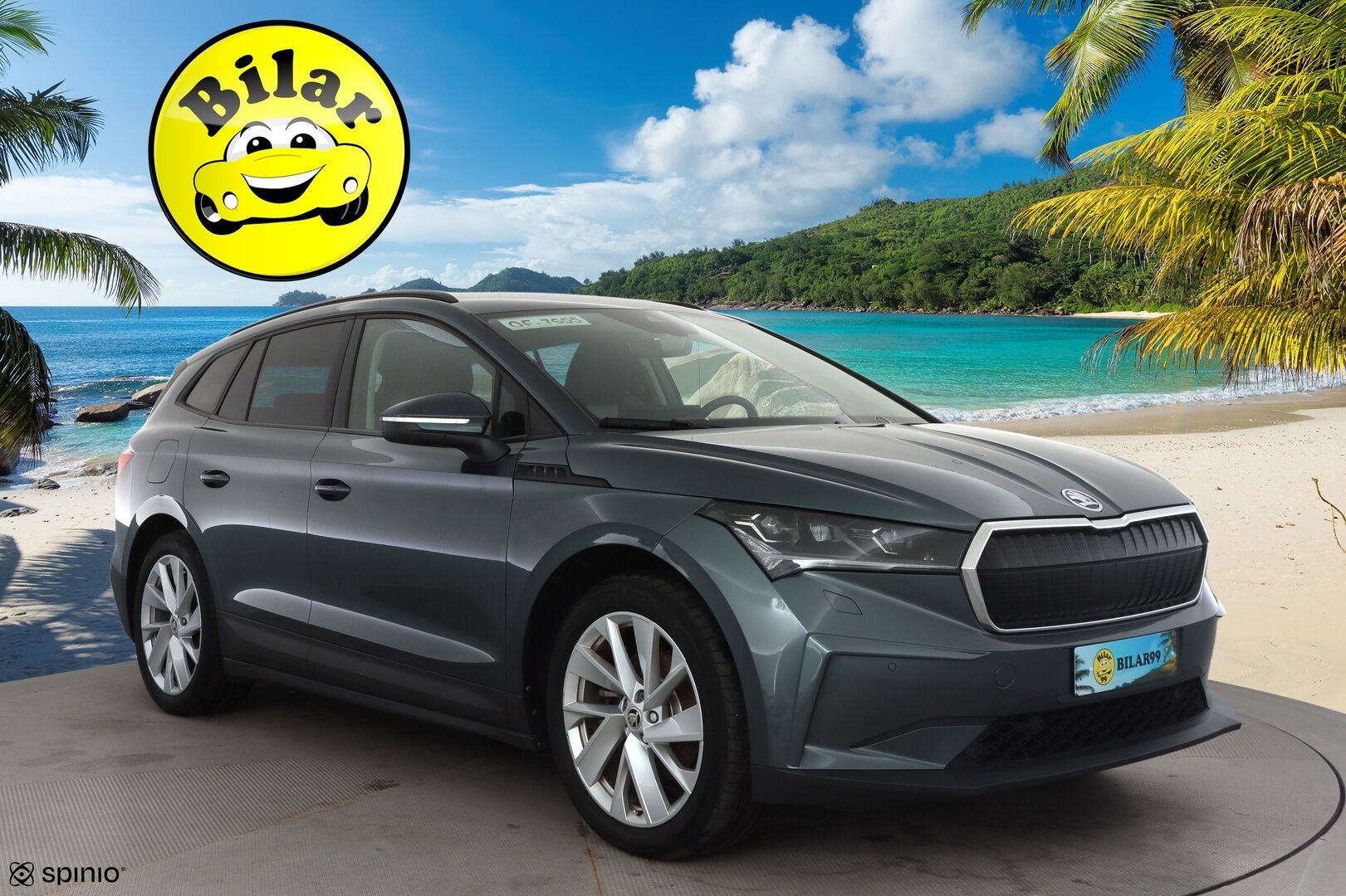 Skoda Enyaq 2021 60 Launch Edition iV - | ACC | ILP | Koukku | Matrix-LED | P.Kamera | Ratinlämmitys | Muistipenkki | Merkkihuollettu | Koti&Kauppalaturi |