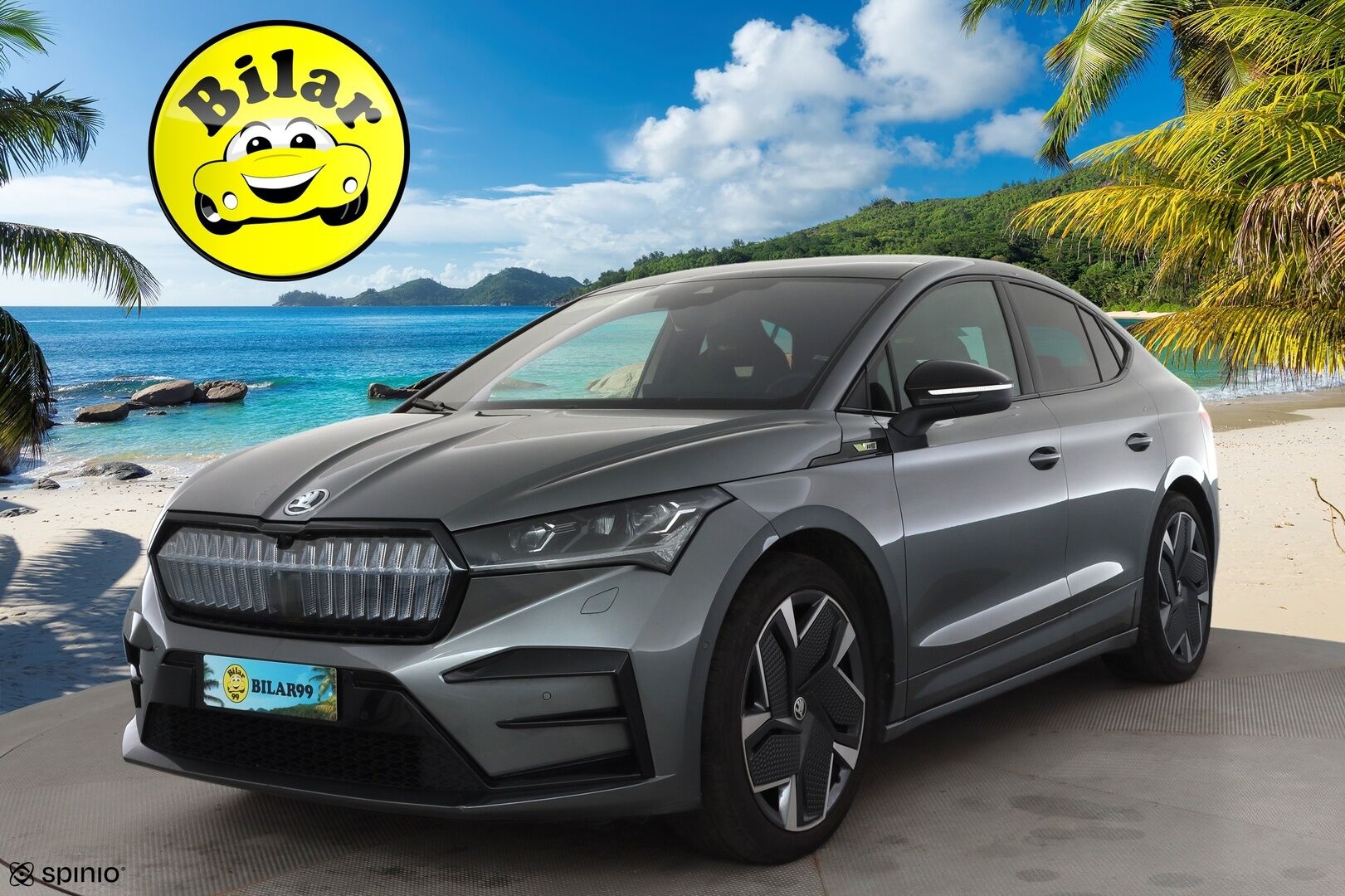 Skoda Enyaq 2023 Coupe 80x 4x4 iV - | ILP | Koukku | ACC | Lasikatto | Matrix-LED | HUD | Canton | P.Kamera | Crystal Mask | Muistipenkit | Navi | Kaistavahti | Keyless | Merkkihuollot | 