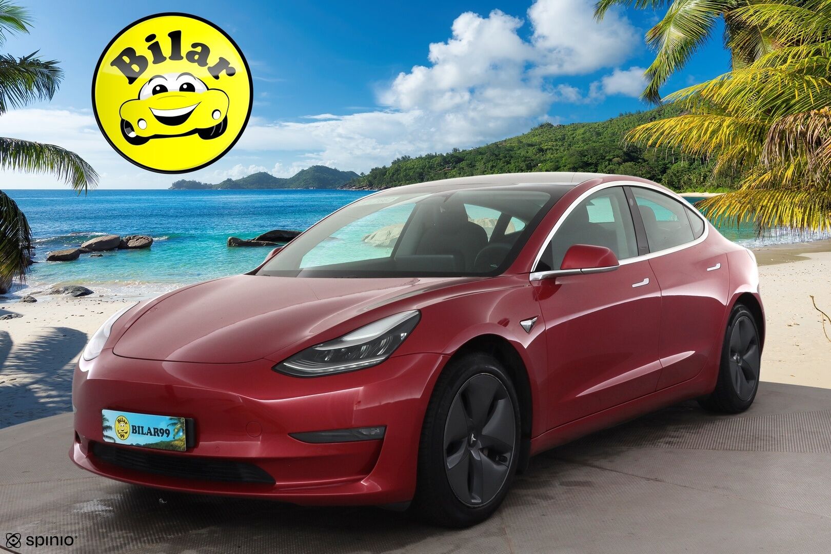 Tesla Model 3 2020 Long Range - | Koukku | LED | P.Kamera | Lasikatto | ACC | Muistipenkki | Premium Audio | Navi | Kaistavahti | Keyless | 