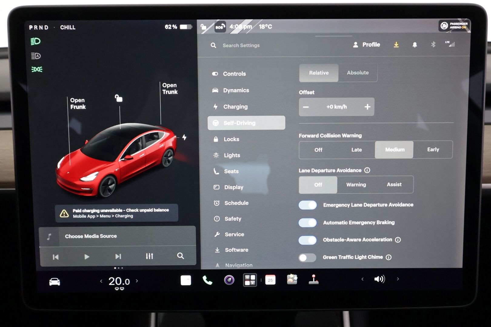 Tesla Model 3 2020 Long Range - | Koukku | LED | P.Kamera | Lasikatto | ACC | Muistipenkki | Premium Audio | Navi | Kaistavahti | Keyless | 