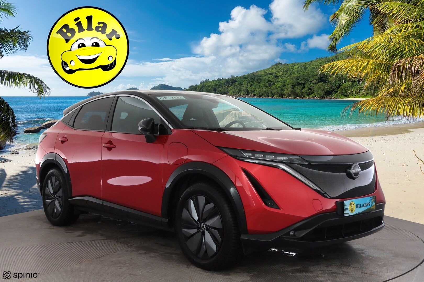 NISSAN ARIYA 2023 63kWh Advance 2WD 22kw charger - | ACC | ILP | 360° | Sähköpenkit | Osanahat | Keyless | Lämm. ratti ja tuulilasi | Lane Centering | BSM | RCTA | Navi | Digimittaristo | Sähk. takaluukku |