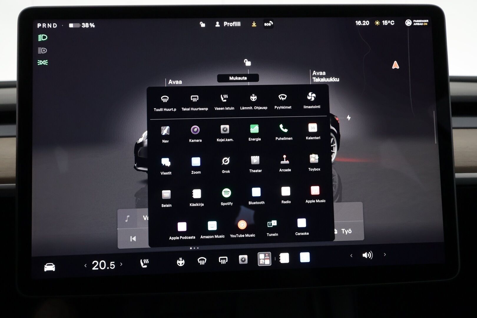 Tesla Model 3 2023 RWD - | ILP | Koukku | ACC | Matrix-LED | P.Kamera | Lasikatto | Muistipenkki | Premium Speakers | Navi | Kaistavahti | Keyless | Kahdet renkaat |