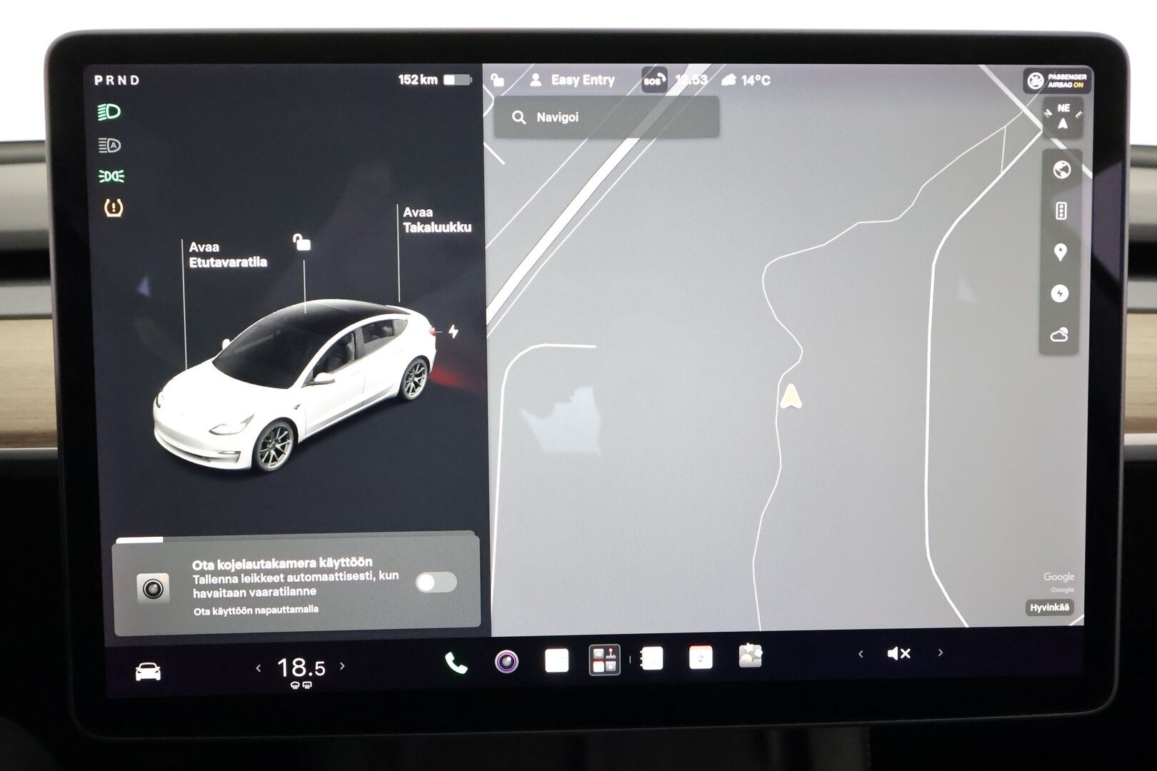 Tesla Model 3 2021 Standard Range Plus - | ILP | ACC | Lasikatto | Matrix-LED | P.Kamera | Muistipenkki | Premium Speakers | Navi | Kaistavahti | Keyless | 2x Latauskaapelit | Kahdet renkaat |