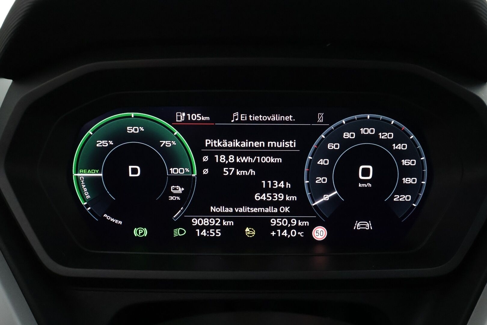 AUDI Q4 E-TRON 2024 40 204hv - | ACC | ILP | Koukku | LED | P.tutkat | Sporttipenkit | Digimittaristo | Apple&Android | Kahdet Renkaat |