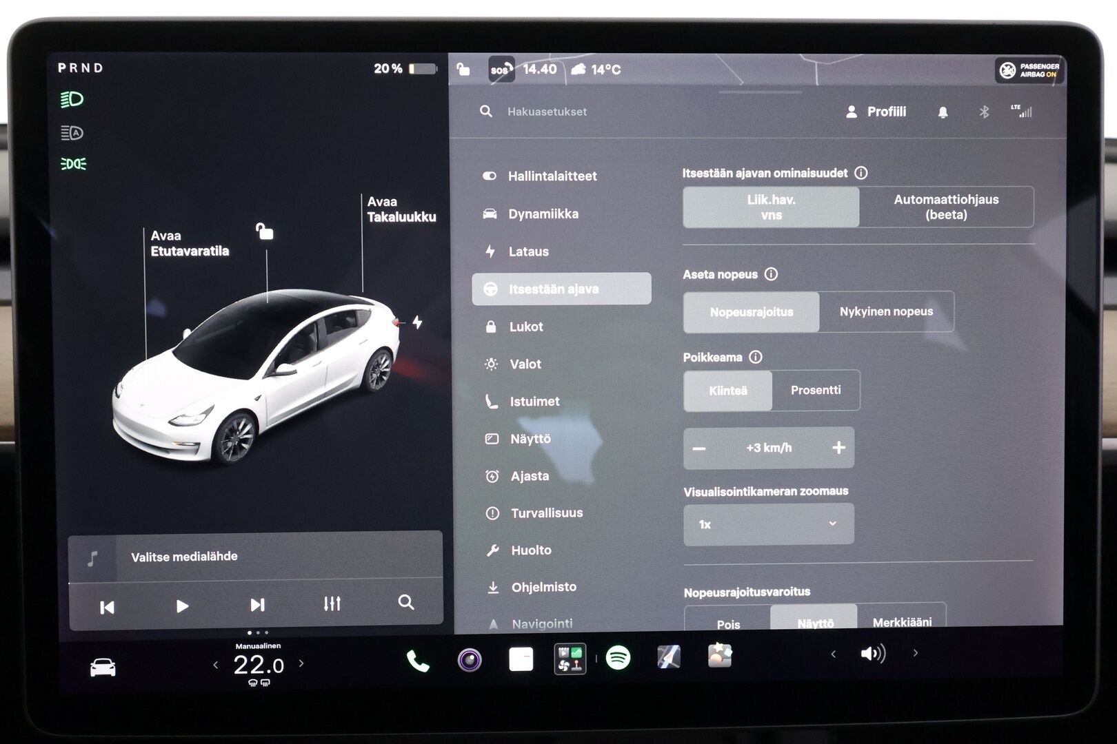 Tesla Model 3 2021 Standard Range Plus - | ACC | ILP | 2x renkaat aluin | Matrix-LED | Lasikatto | Nahkaverhoilu | Muistipenkki | P.kamera ja tutkat | Autosteer | Lämm. ratti | 2x kaapelit | 