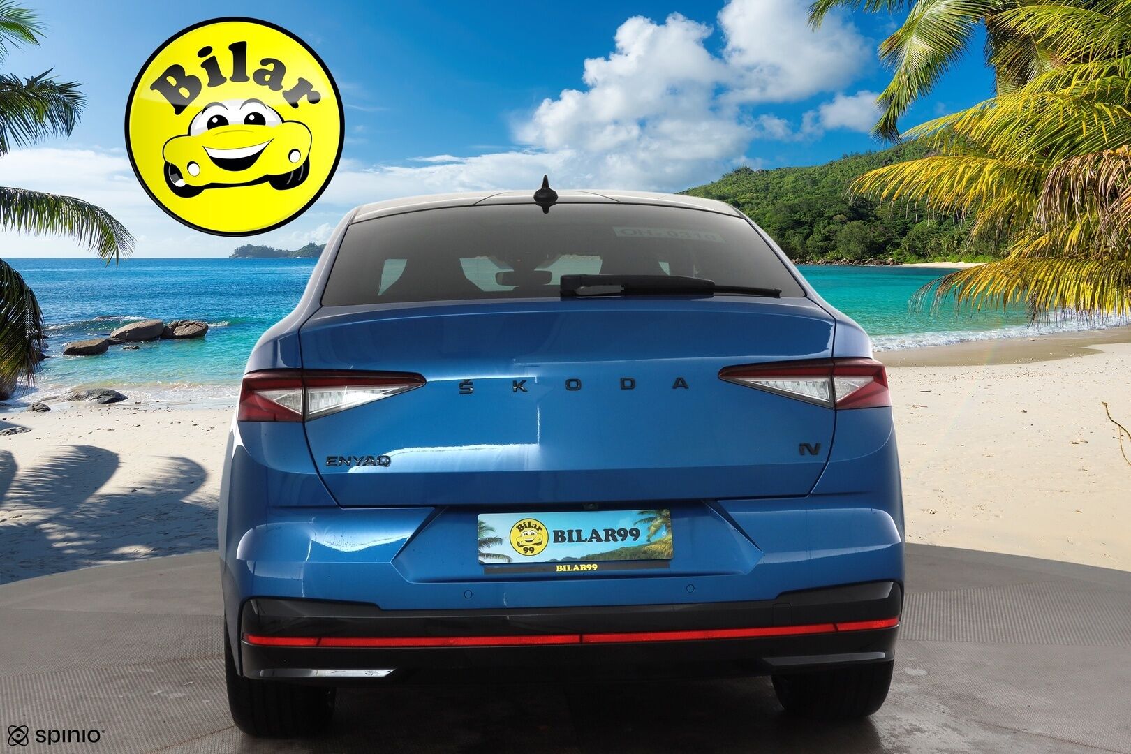 SKODA ENYAQ 2023 RS 4x4 220kW - | ACC | ILP | Koukku | Canton | Lasikatto | DCC | HUD | Muistinahat hieronnalla | Matrix | P.kamera | Travel Assist | Side Assist | 2x alut |