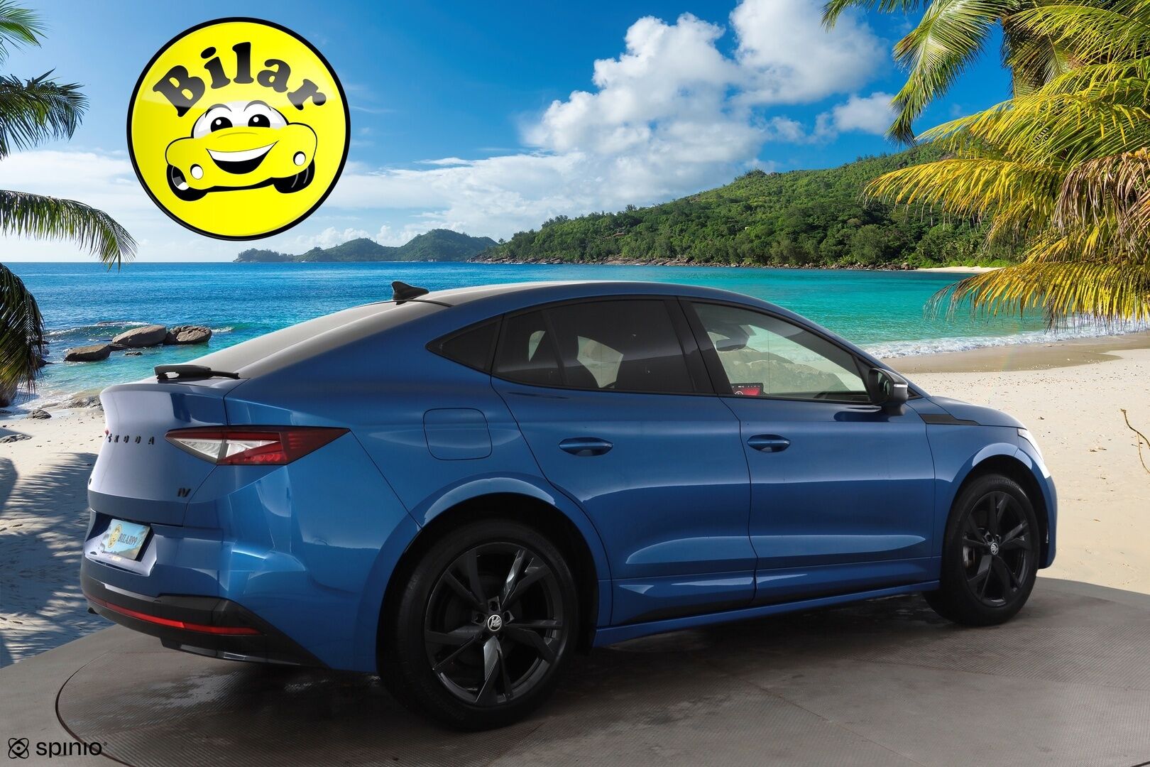 SKODA ENYAQ 2023 RS 4x4 220kW - | ACC | ILP | Koukku | Canton | Lasikatto | DCC | HUD | Muistinahat hieronnalla | Matrix | P.kamera | Travel Assist | Side Assist | 2x alut |