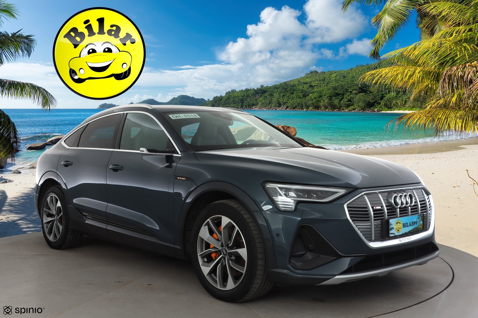 Audi e-tron 2022 Sportback Edition S line 55 quattro - | ACC | HUD | B&O | Panorama | Tikkinahat | Muistipenkki | Matrix | Night Vision | Kamerapeilit | P.kamera | Kaistaohjaus | Ambient light | 