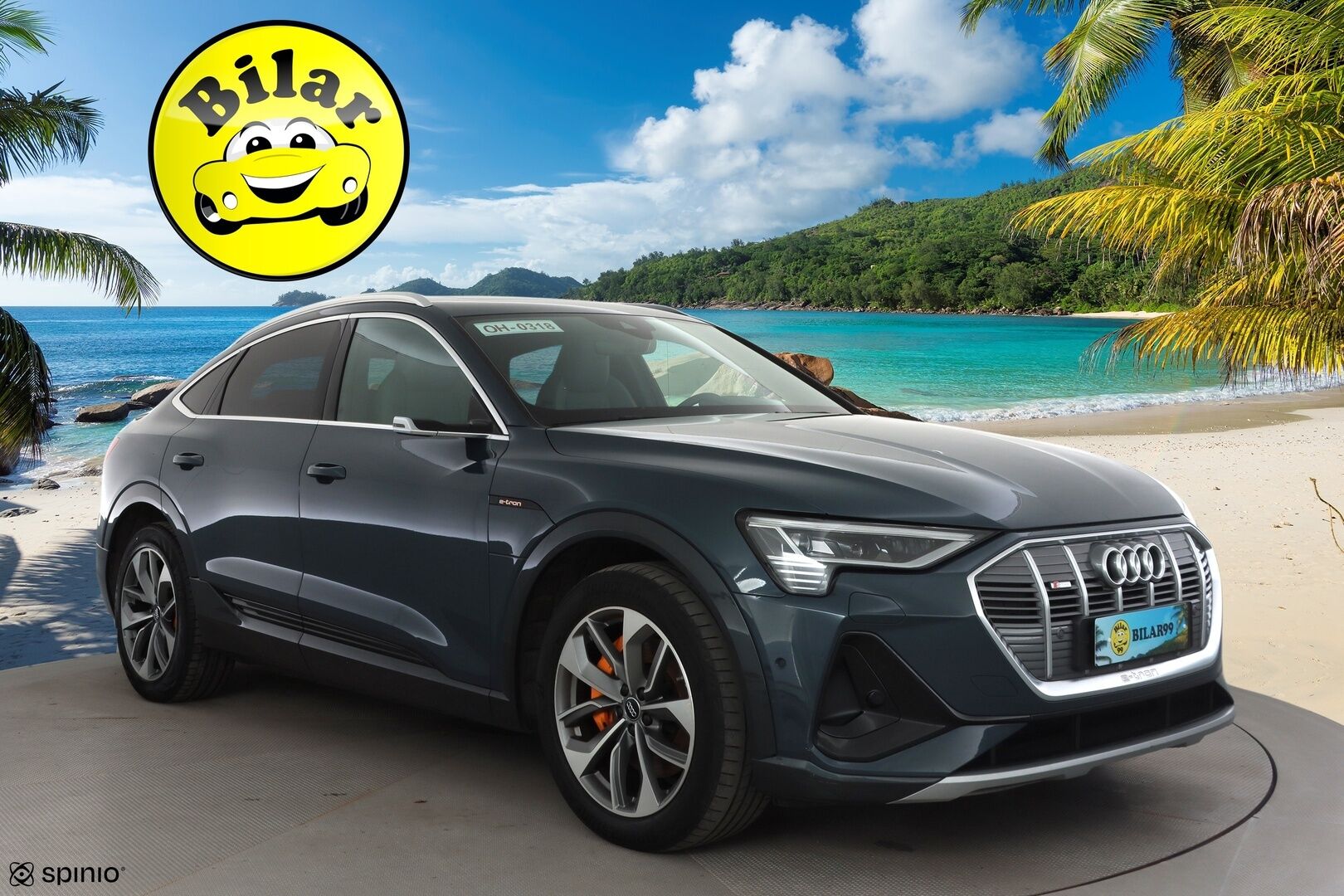 Audi e-tron 2022 Sportback Edition S line 55 quattro - | ACC | HUD | B&O | Panorama | Tikkinahat | Muistipenkki | Matrix | Night Vision | Kamerapeilit | P.kamera | Kaistaohjaus | Ambient light | 
