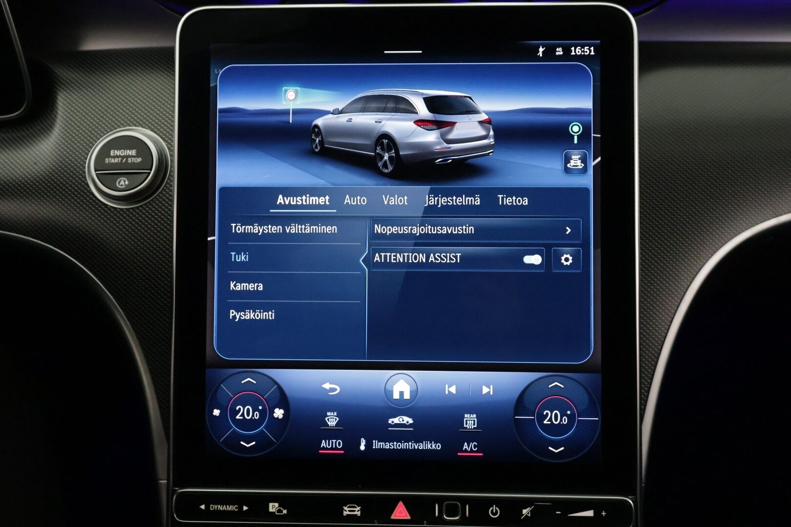 Mercedes-Benz C 2022 220 d A Business - | Distronic Pro | Koukku | LED | Osasähköt | P.Kamera | Puolinahat | Apple&Android | - KORKO VAIN 3,99 %