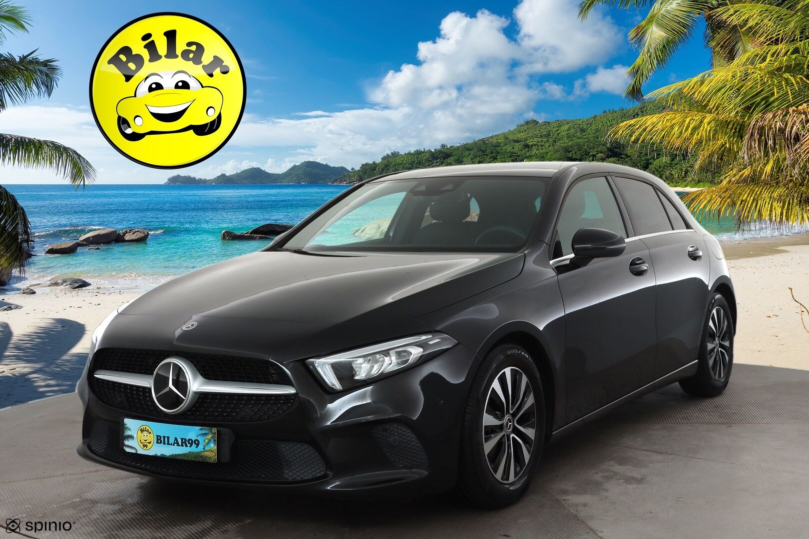 Mercedes-Benz A 2023 180 A Business - | Distronic+ | Kattoluukku | Widescreen | P.kamera | Puolinahat | BSM | Lane Assist | LED | Navi | Apple & Android | Merkkihuollettu | 