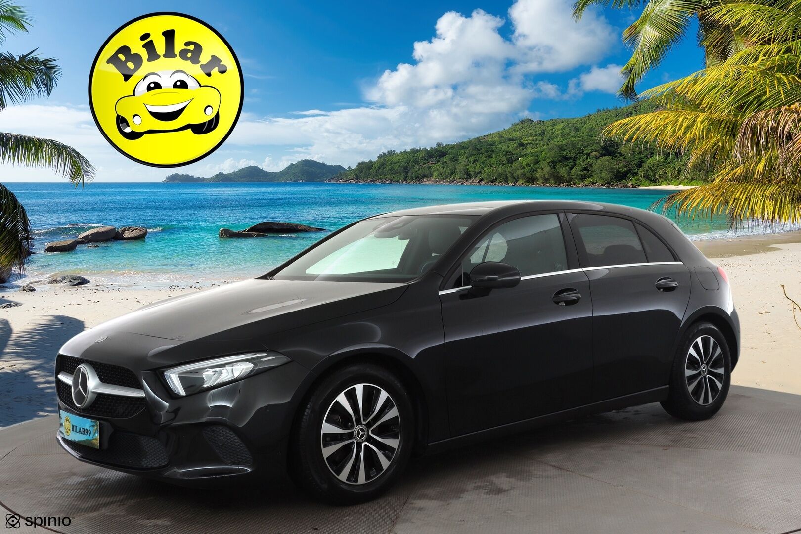 Mercedes-Benz A 2023 180 A Business - | Distronic+ | Kattoluukku | Widescreen | P.kamera | Puolinahat | BSM | Lane Assist | LED | Navi | Apple & Android | Merkkihuollettu | 