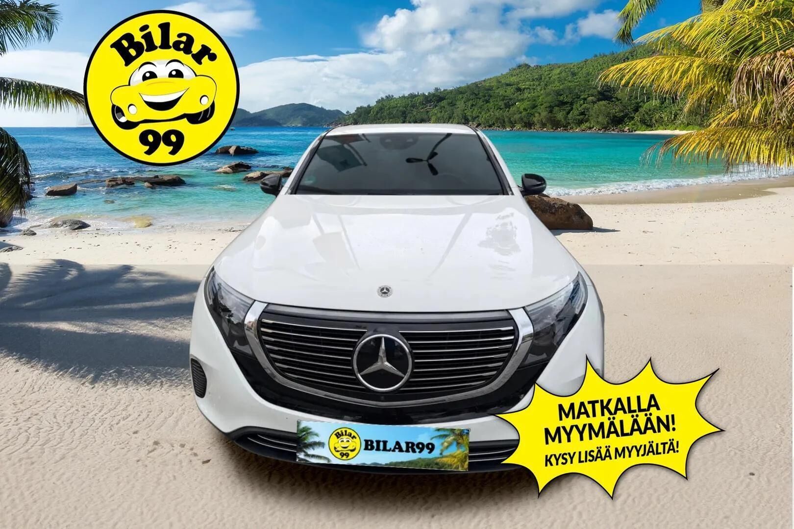 Mercedes-Benz EQC 2021 400 4MATIC Business - | ACC | ILP | Koukku | 11kw | Muistipenkit | Burmester | Ambient | Multibeam | 360° | Widescreen | Lämm. ratti sähkösäädöin | Apple & Android | 