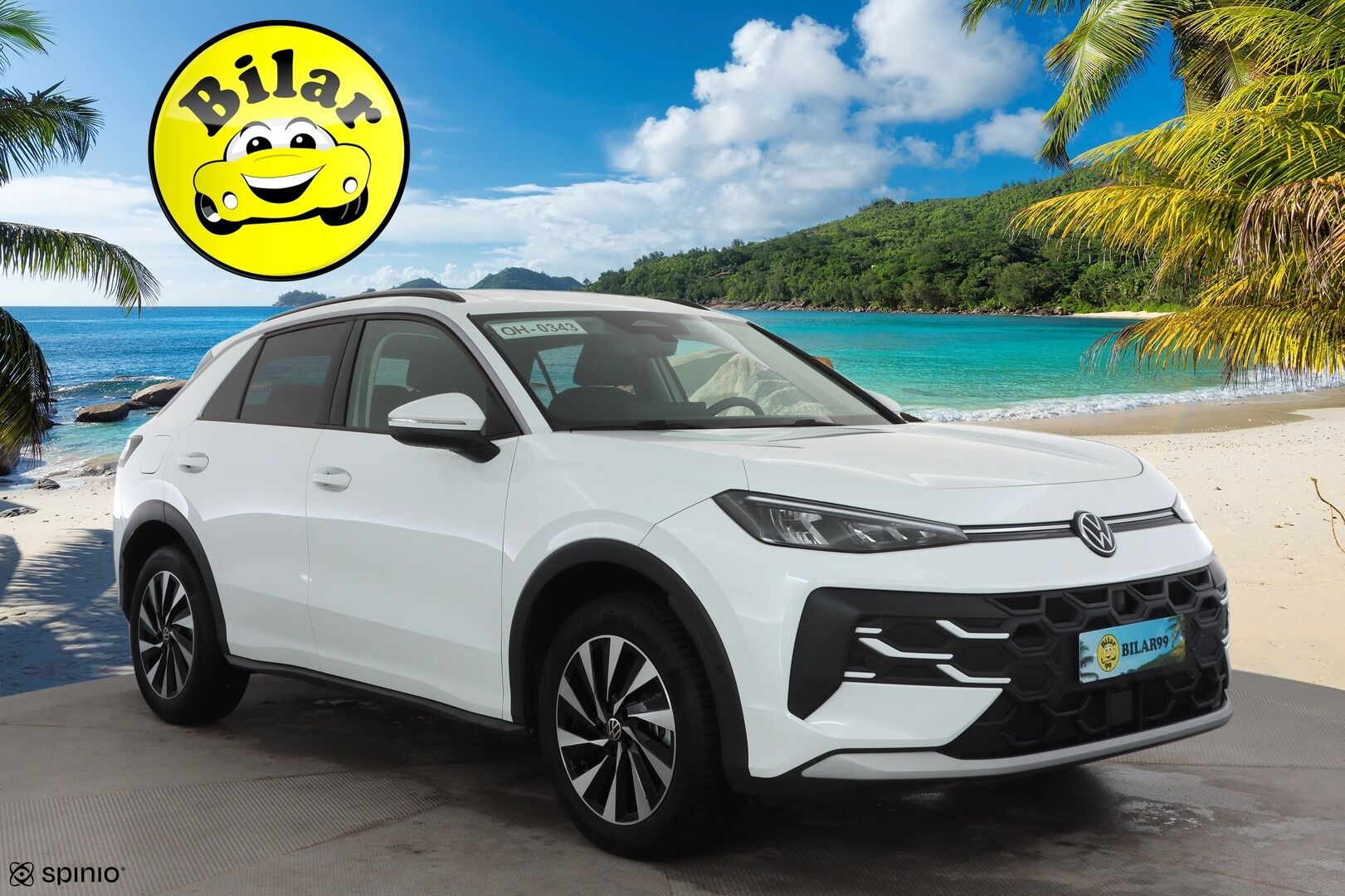 VOLKSWAGEN T-CROSS 2023 R-Line 1.5 TSI 110kW DSG - | ACC | Beats Audio | Digimittaristo | LED | P.kamera | Travel Assist | BSM | Keyless | App Connect | Aut. pitkät | P. avustin | Merkkihuollot | 