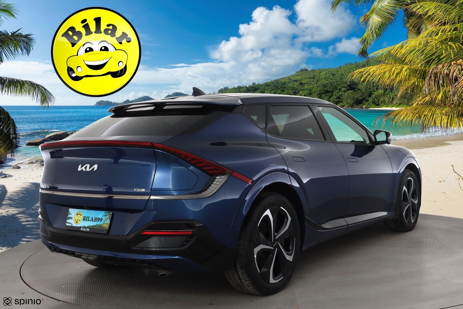 KIA EV6 2022 GT-Line RWD 77 kWh - | ACC | ILP | HUD | 360° | Ilm. relax penkit | Muistipenkki | V2L | HDA | BSM | Keyless | Sähk. takakontti | Ambientl light | Merkkihuollot | ALV | - KORKO VAIN 3,99 %