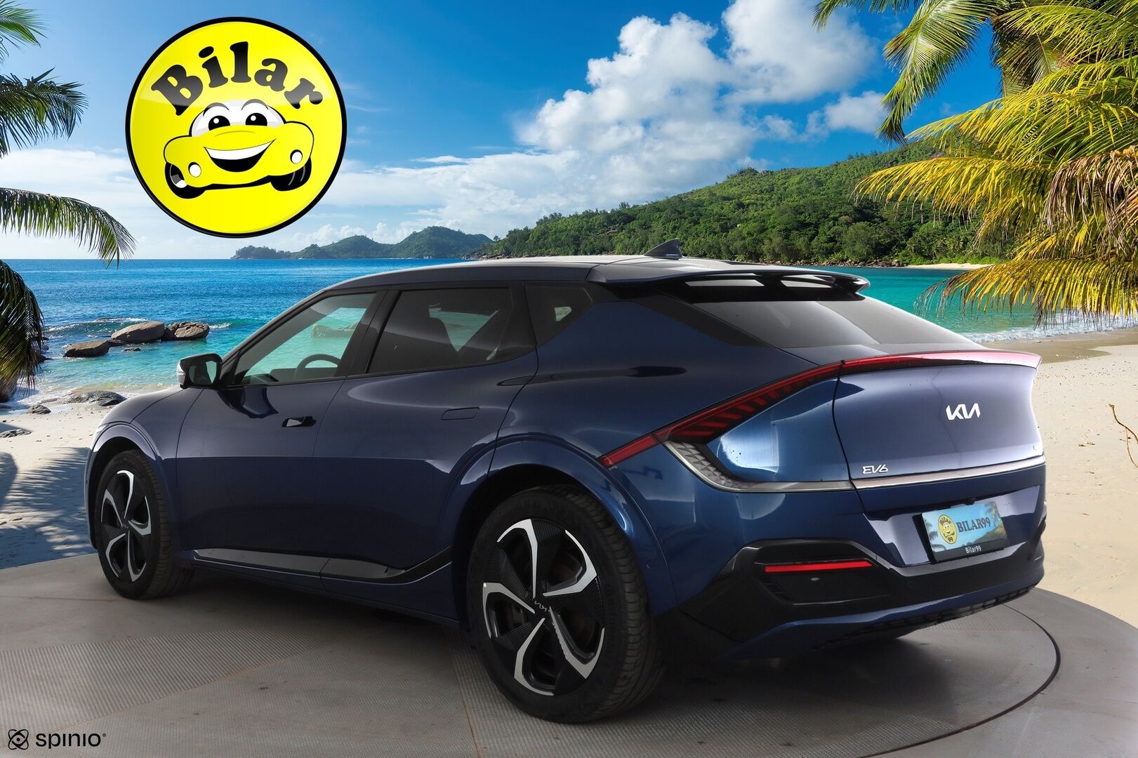 KIA EV6 2022 GT-Line RWD 77 kWh - | ACC | ILP | HUD | 360° | Ilm. relax penkit | Muistipenkki | V2L | HDA | BSM | Keyless | Sähk. takakontti | Ambientl light | Merkkihuollot | ALV | - KORKO VAIN 3,99 %