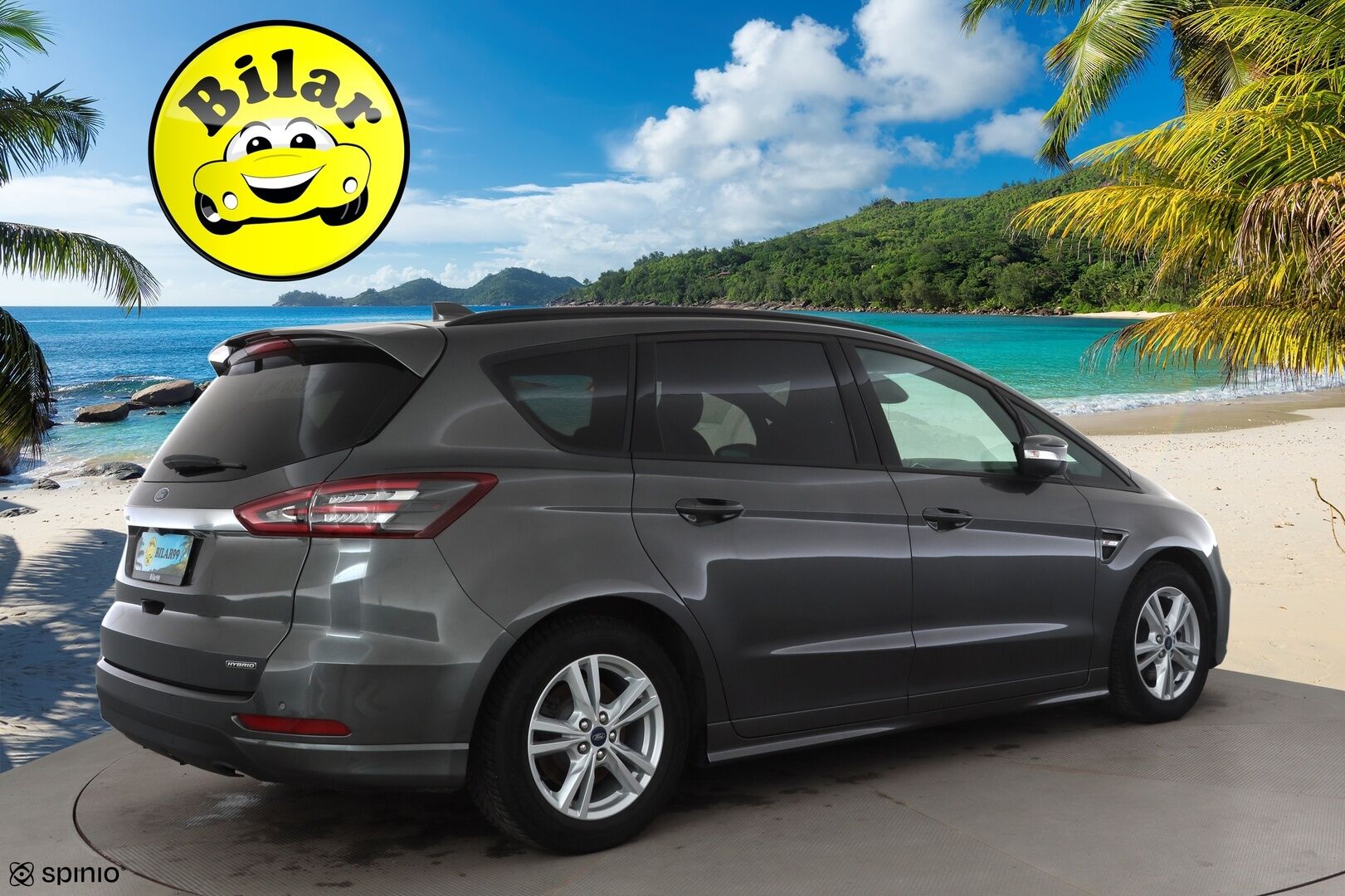 FORD S-MAX 2023 S-Max 2.5 Duratec (FHEV) Hybrid ST-line 5-ovinen - | ACC | Koukku | Muistipenkki | Sähkönahat | P.kamera | Keyless | Lane Assist | Apple & Android | LED | Lämm. tuulilasi | 2x alut | Merkkihuollot | - KORKO VAIN 3,99 %
