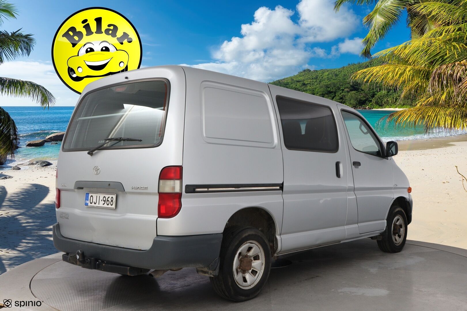 Toyota Hiace 2006 2,5 TD D-4D 4WD - Suomiauto | Vetokoukku | Ilmastointi | Lohkolämmitin | Kahdet renkaat | Vähän ajettu!