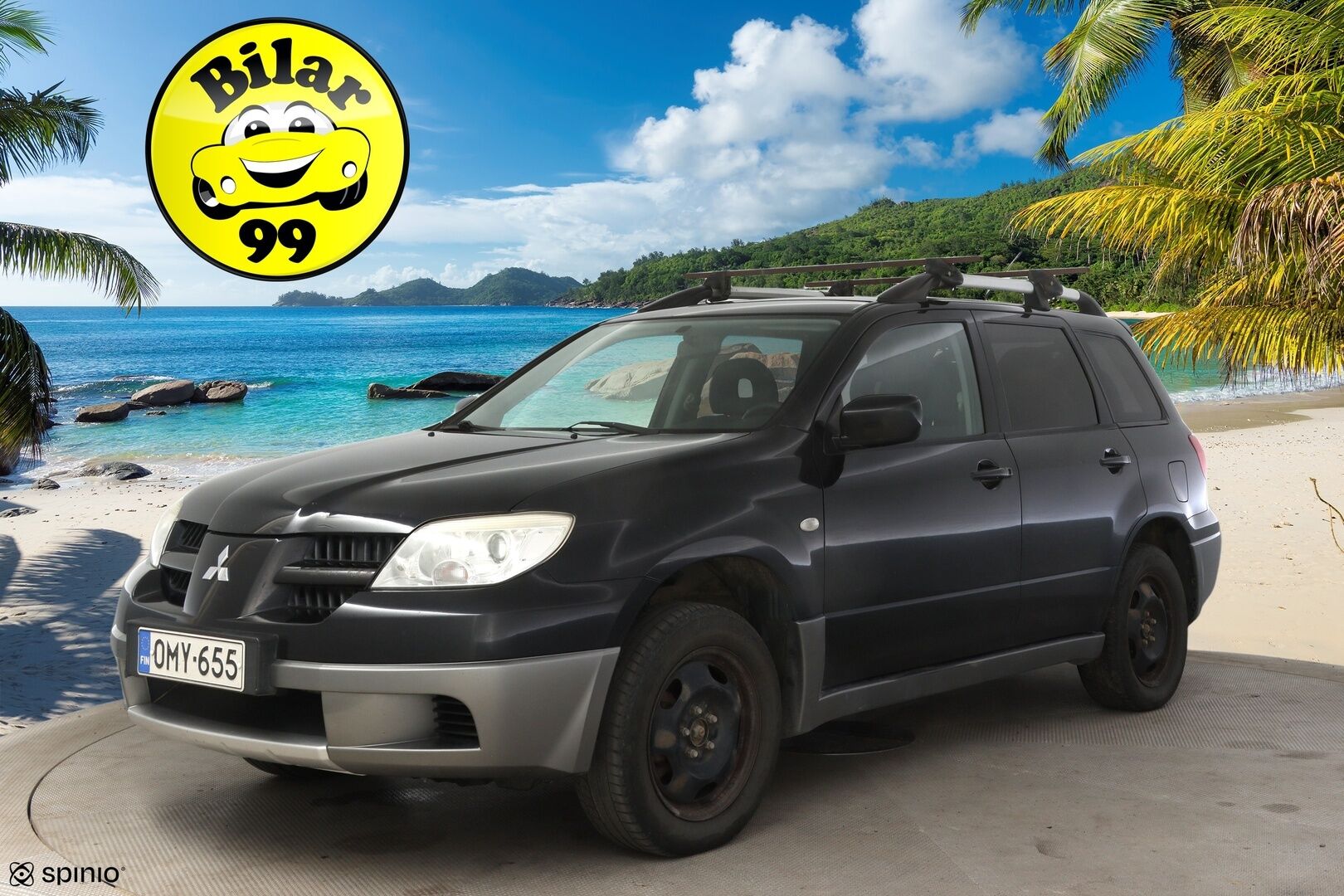 Mitsubishi Outlander 2007 5D OUTLANDER STW 2.0-XNCU2W-4X4/263 - * Myydään Huutokaupat.com *