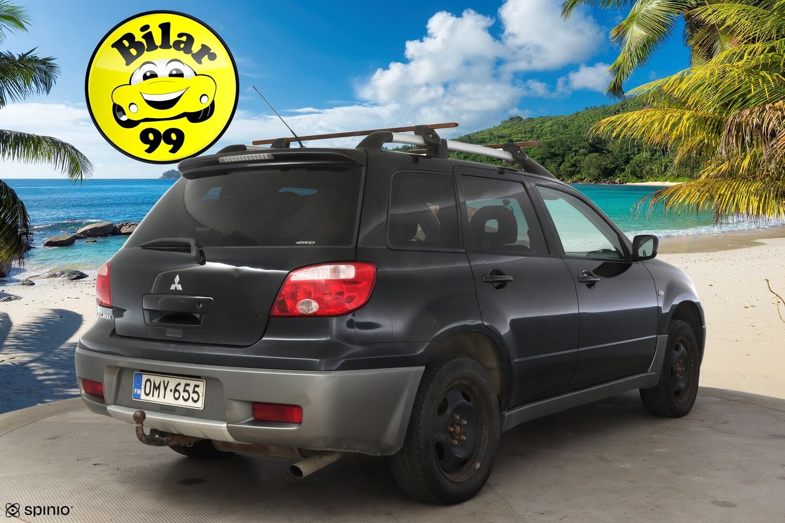 Mitsubishi Outlander 2007 5D OUTLANDER STW 2.0-XNCU2W-4X4/263 - * Myydään Huutokaupat.com *