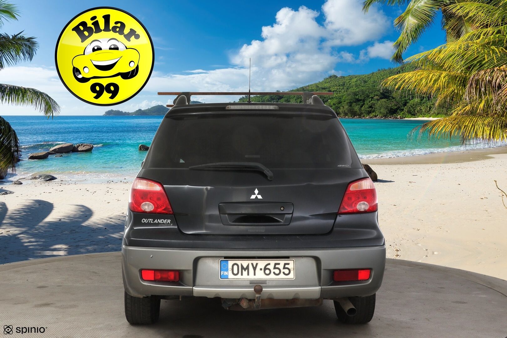 Mitsubishi Outlander 2007 5D OUTLANDER STW 2.0-XNCU2W-4X4/263 - * Myydään Huutokaupat.com *