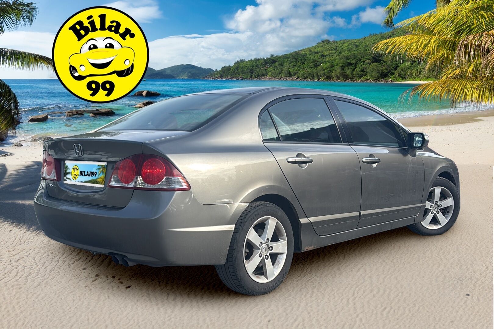 Honda Civic 2007 4D CIVIC SEDAN 1.8-FD15/270 - YritysOutlet - Myydään vain yrityksille - | Kattoluukku | Suomi-auto | 2 renkaat ja vanteet | Lohkolämmmitin |