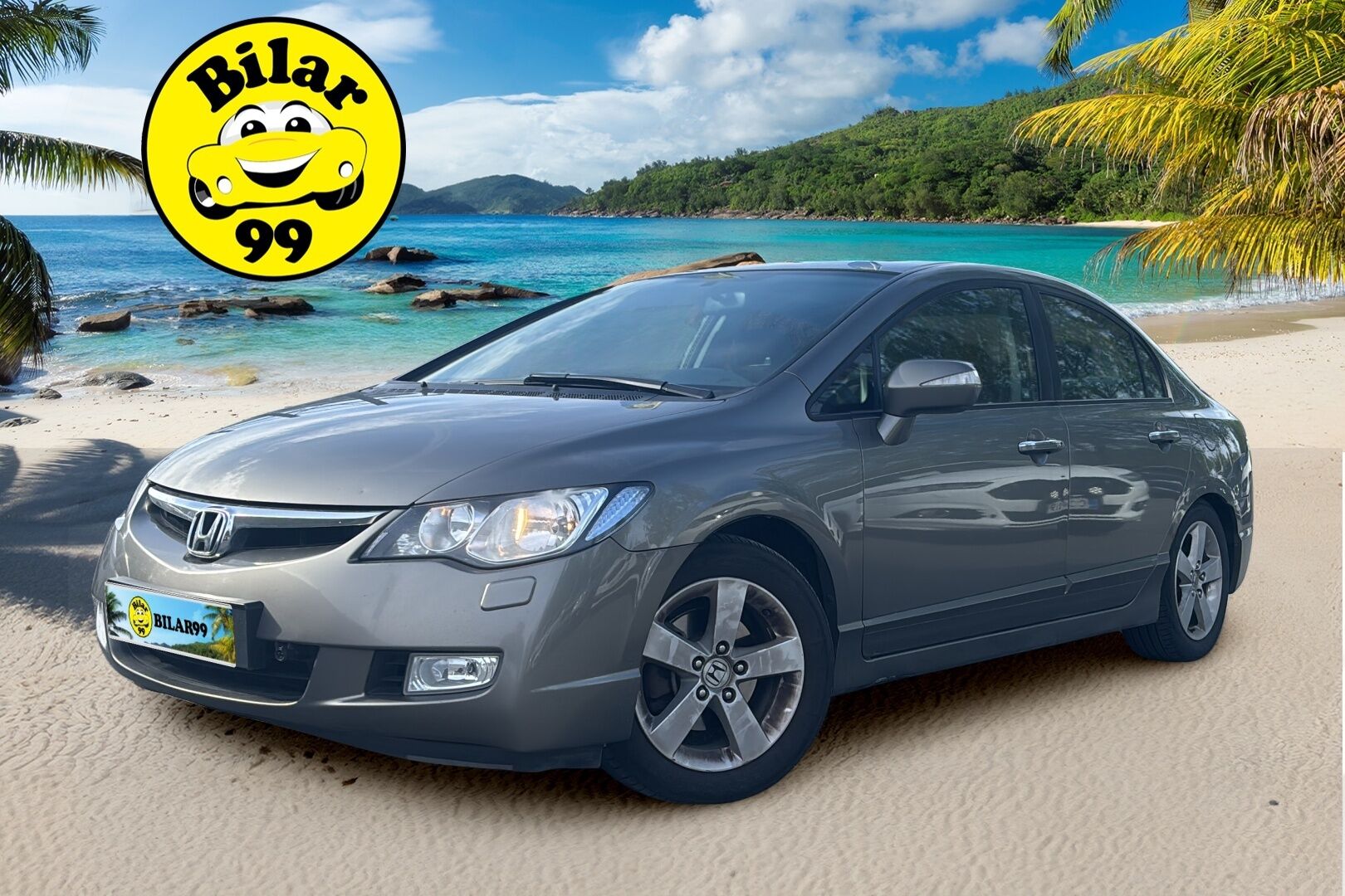 Honda Civic 2007 4D CIVIC SEDAN 1.8-FD15/270 - YritysOutlet - Myydään vain yrityksille - | Kattoluukku | Suomi-auto | 2 renkaat ja vanteet | Lohkolämmmitin |