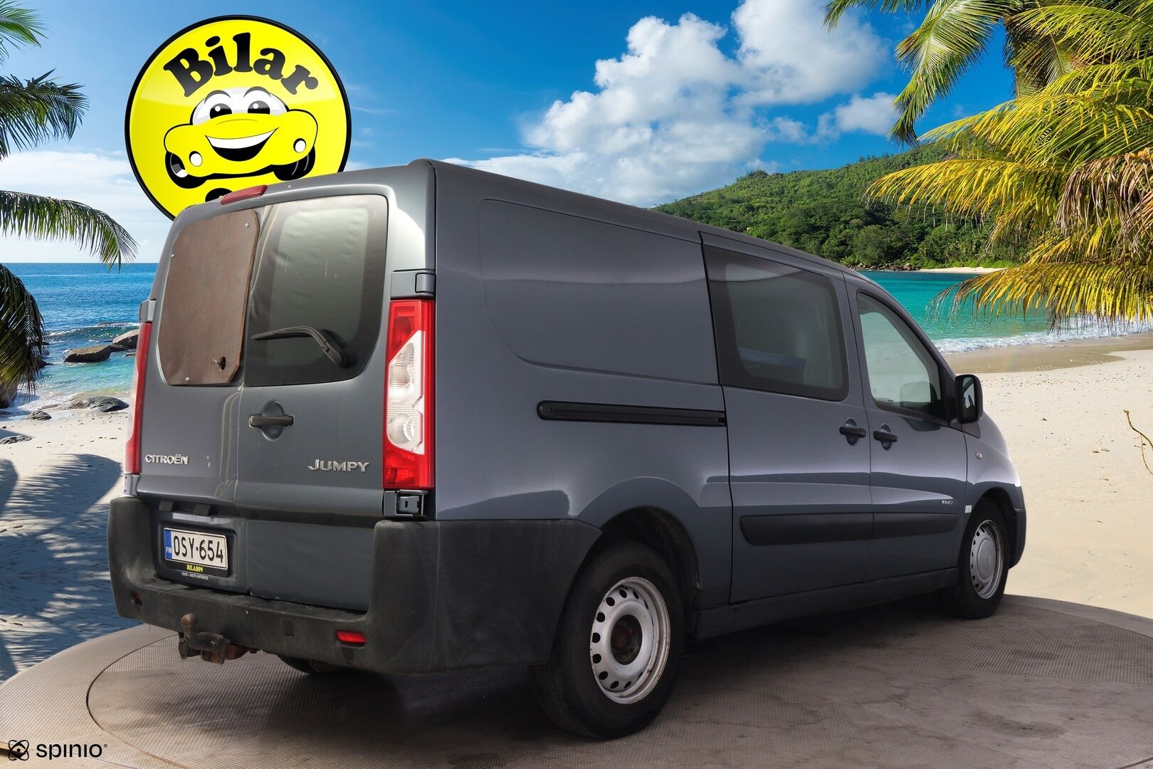 Citroen JUMPY 2008 2.0HDI-12-L2H * Myydään vain yrityksille* - Leimaa 05/26 / Suomi-auto / Webasto / Vetokoukku / 2  Renkaat